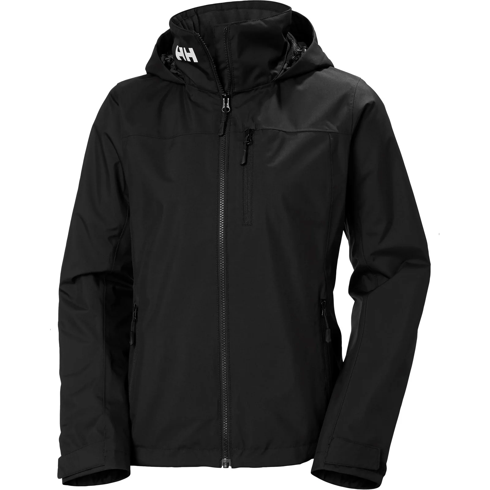 Helly Hansen Sport Womens Crew Hooded Midlayer Sailing Jacket 2.1 Black