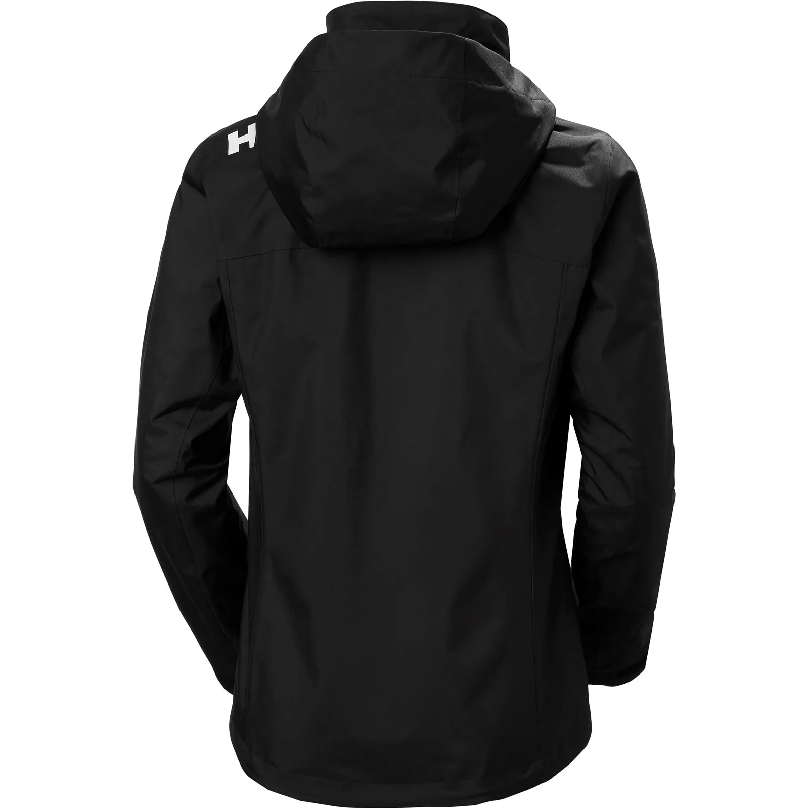 Helly Hansen Sport Womens Crew Hooded Midlayer Sailing Jacket 2.1 Black - Image 2