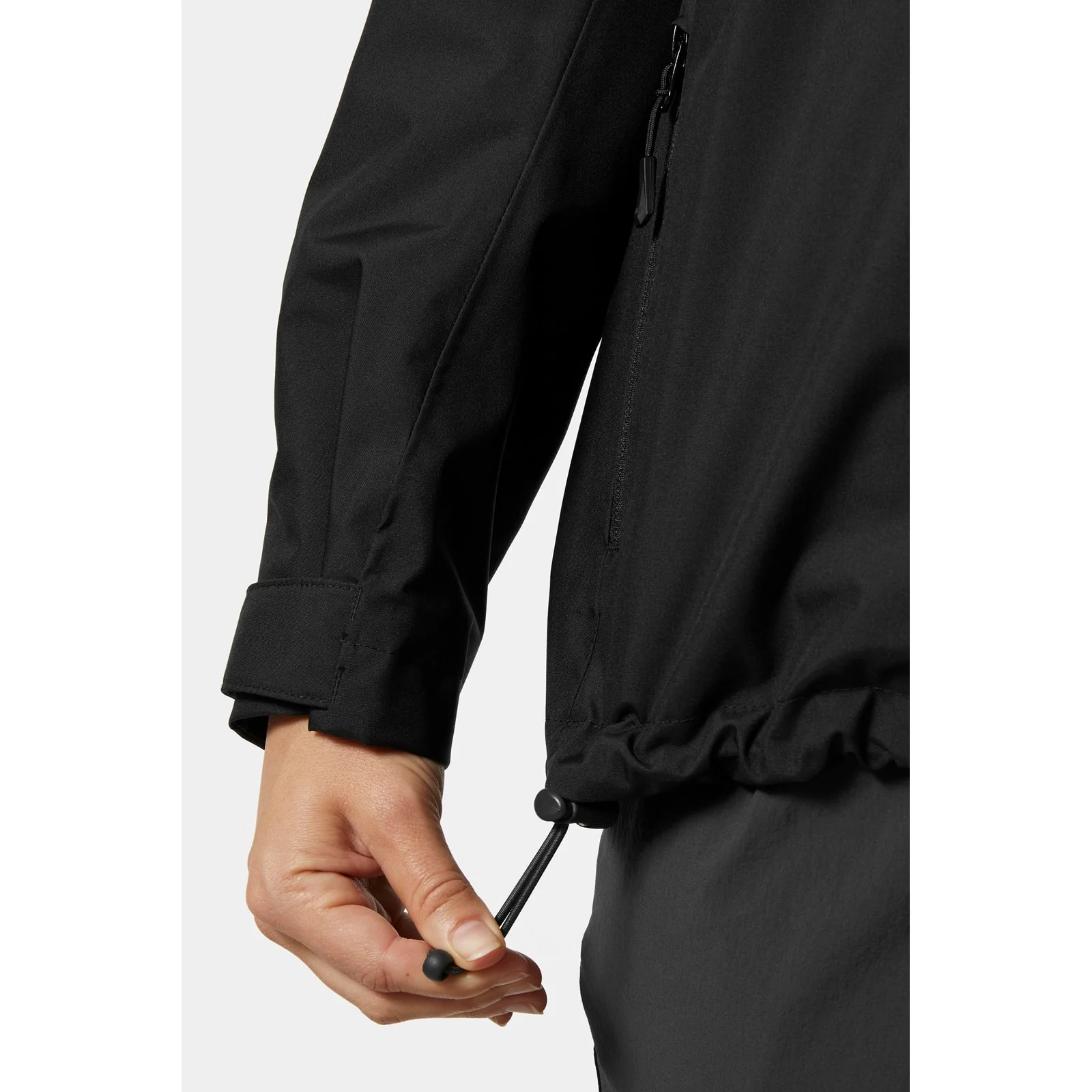 Helly Hansen Sport Womens Crew Hooded Midlayer Sailing Jacket 2.1 Black - Image 4