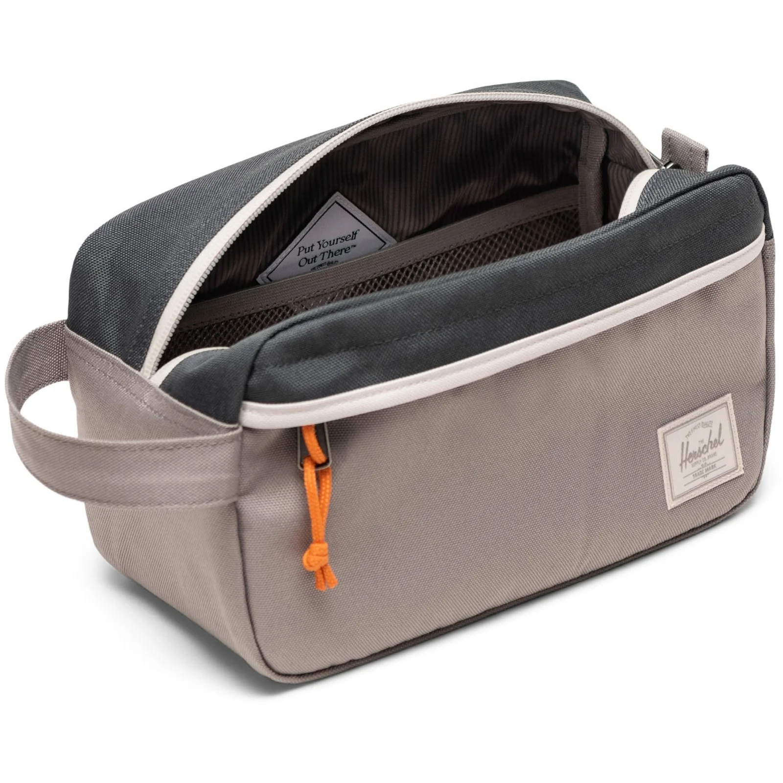 Herschel Bags Unisex Chapter Travel Kit Morning Dove/Dark Shadow - Image 3