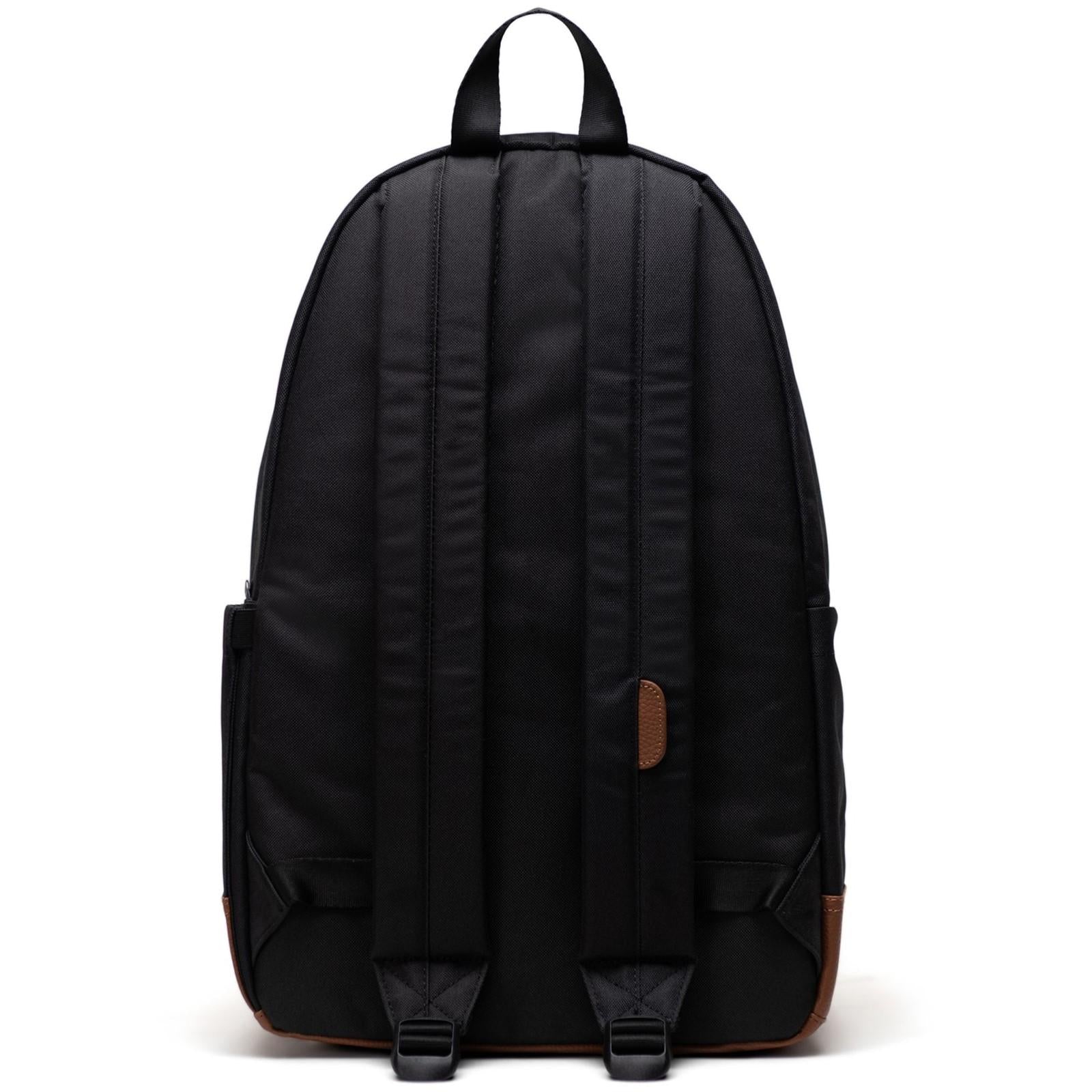 Herschel Bags Unisex Herschel Heritage Backpack Black/Tan - Image 2