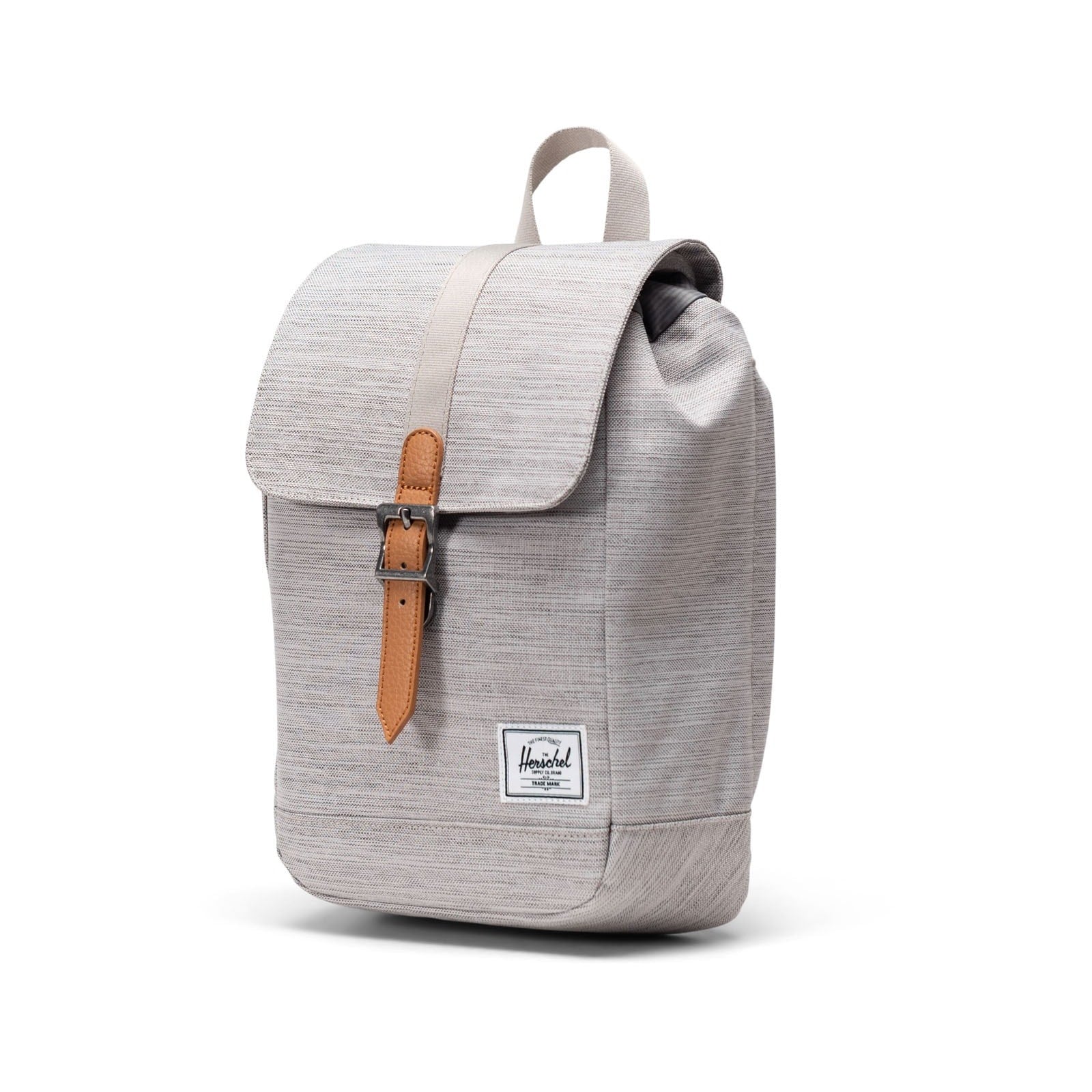 Herschel Bags Unisex Retreat Sling Bag Light Grey Crosshatch - Image 2