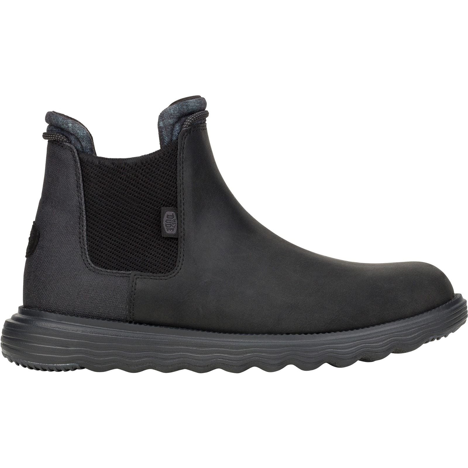 HEYDUDE Mens Branson Classic Boots Black