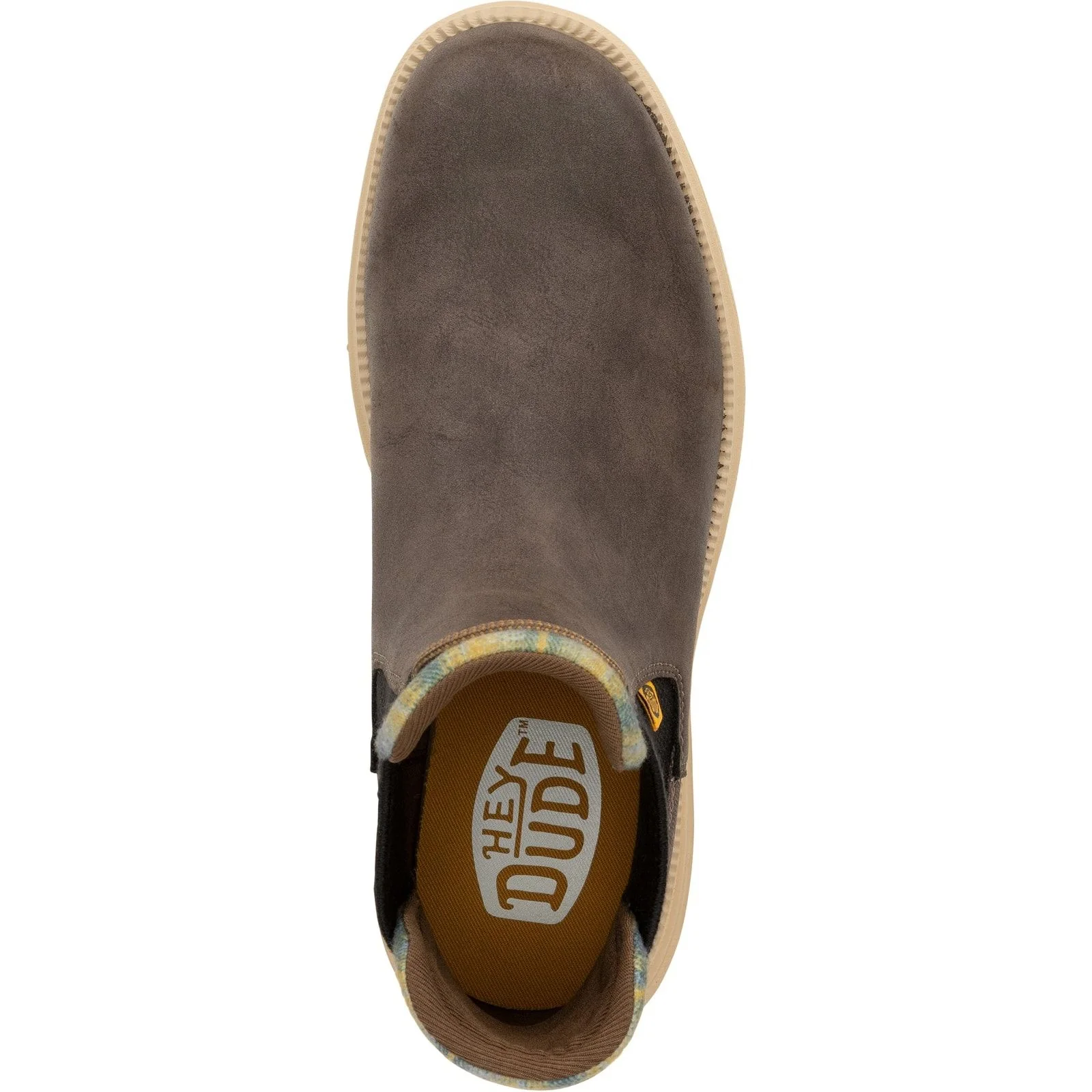 HEYDUDE Mens Branson Classic Boots Desert Brown - Image 2