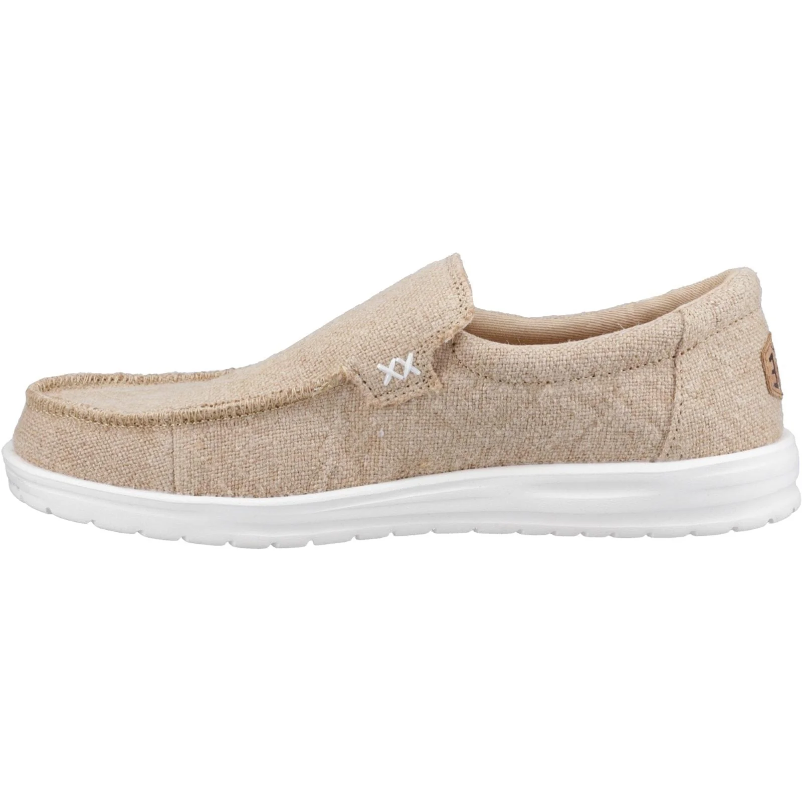 HEYDUDE Mens Mikka Jute Shoes Irish Cream - Image 2