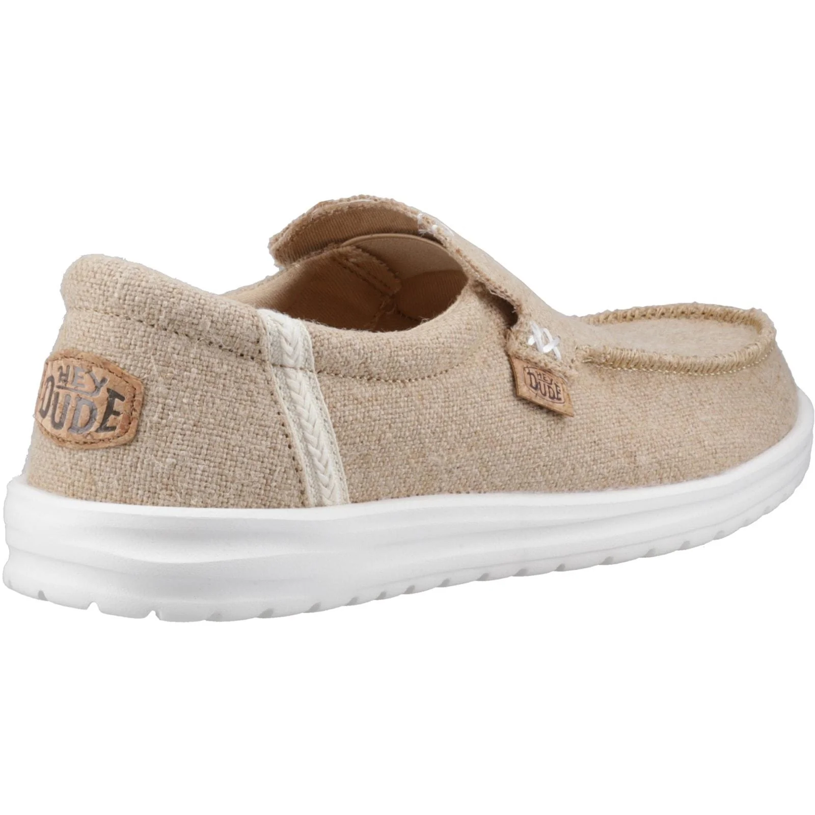 HEYDUDE Mens Mikka Jute Shoes Irish Cream - Image 4