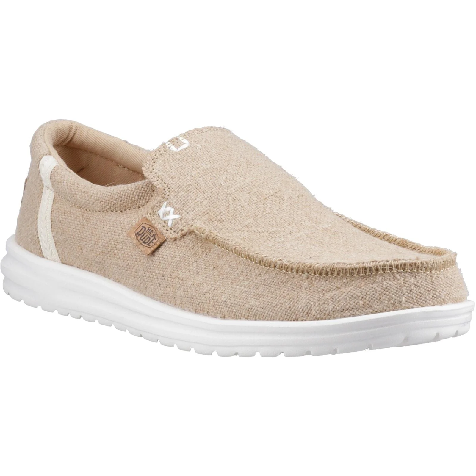 HEYDUDE Mens Mikka Jute Shoes Irish Cream - Image 5
