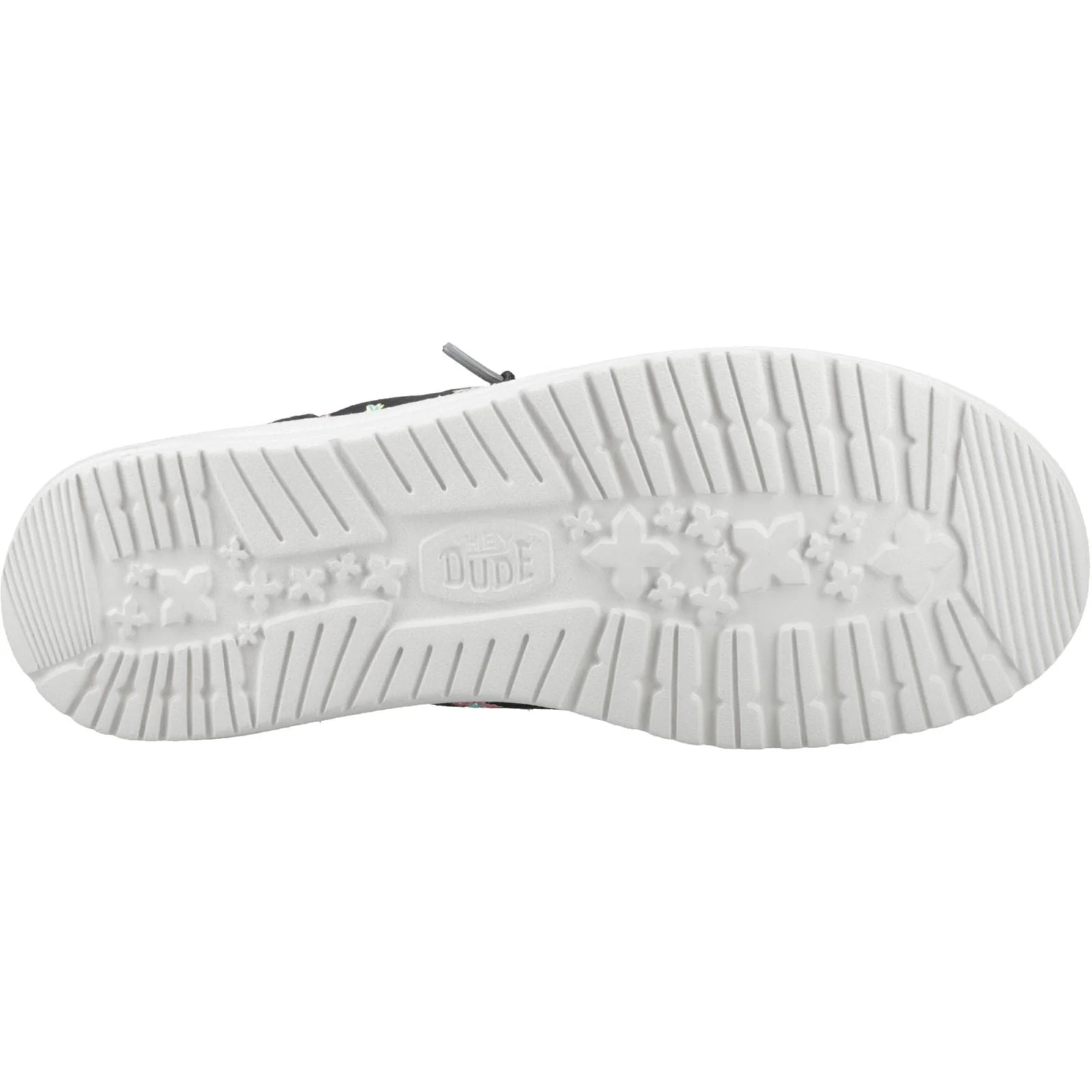 HEYDUDE Mens Wally Funk Party Palm Shoes Black/Multi - Image 3