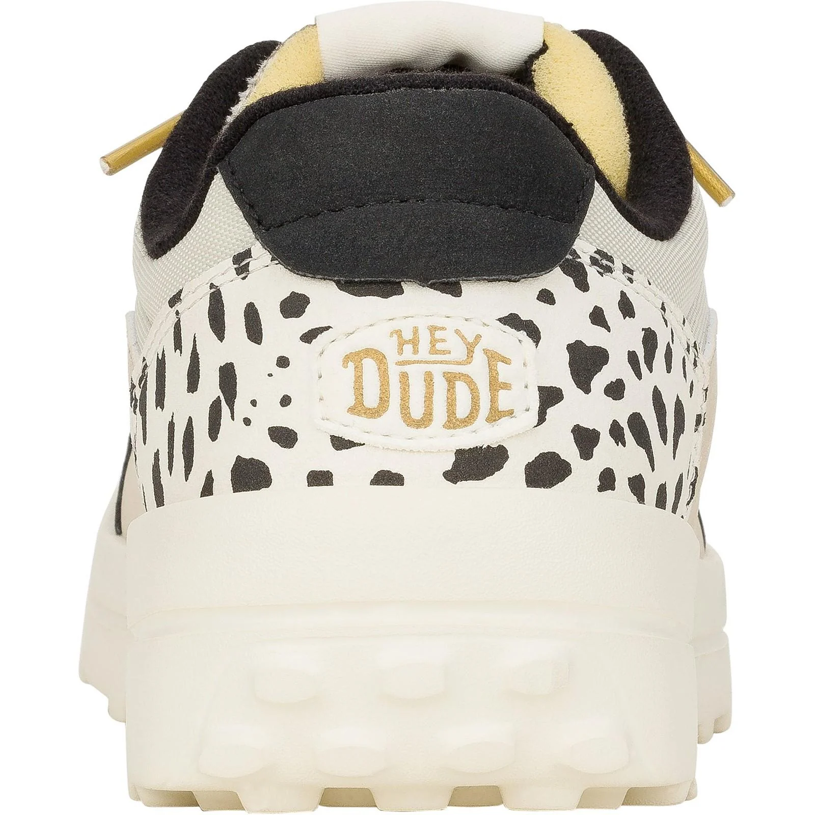 HEYDUDE Womens Hayden Shine Trainers Ivory/Multi - Image 5