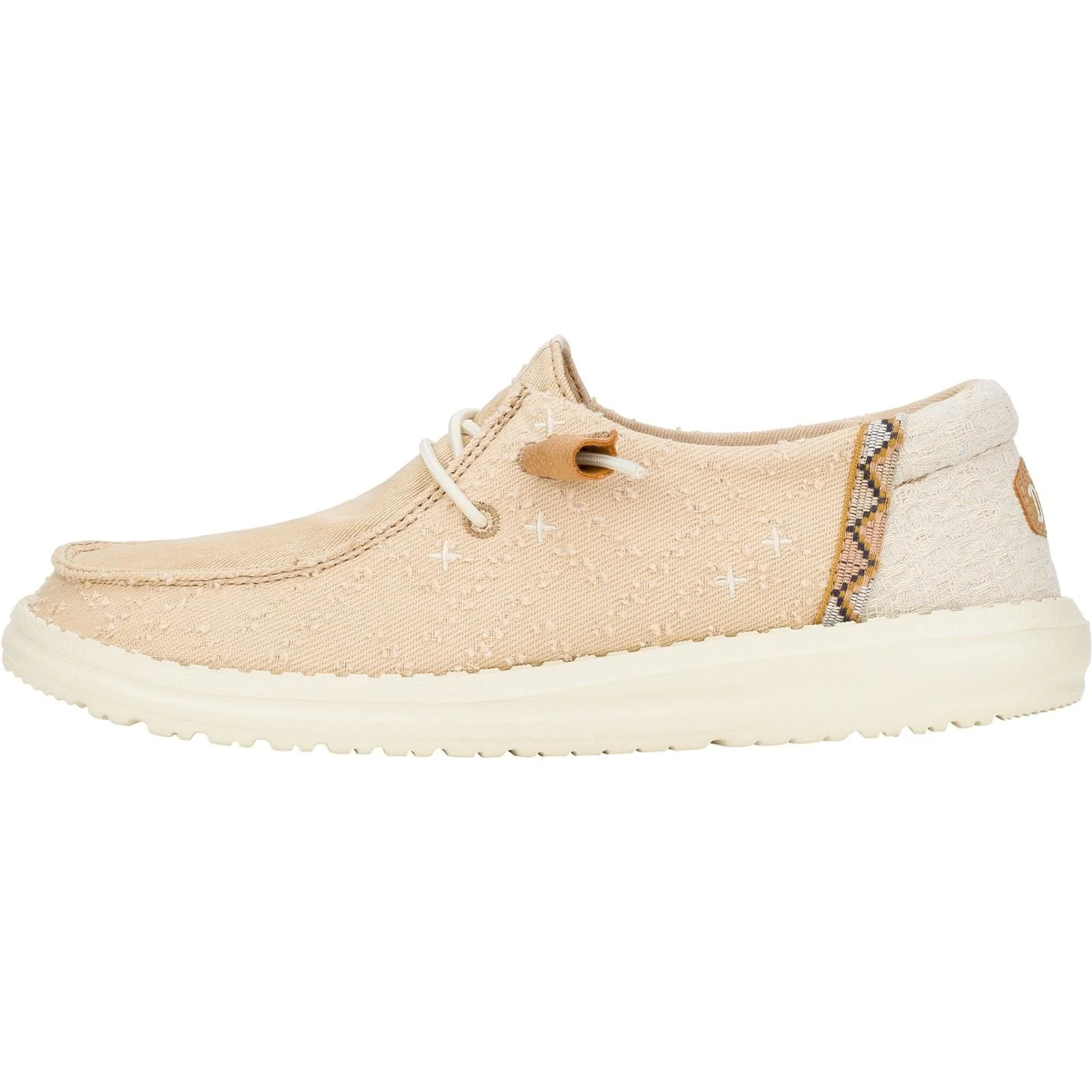 HEYDUDE Womens Wendy Crafted Boho Shoes Tan - Image 2