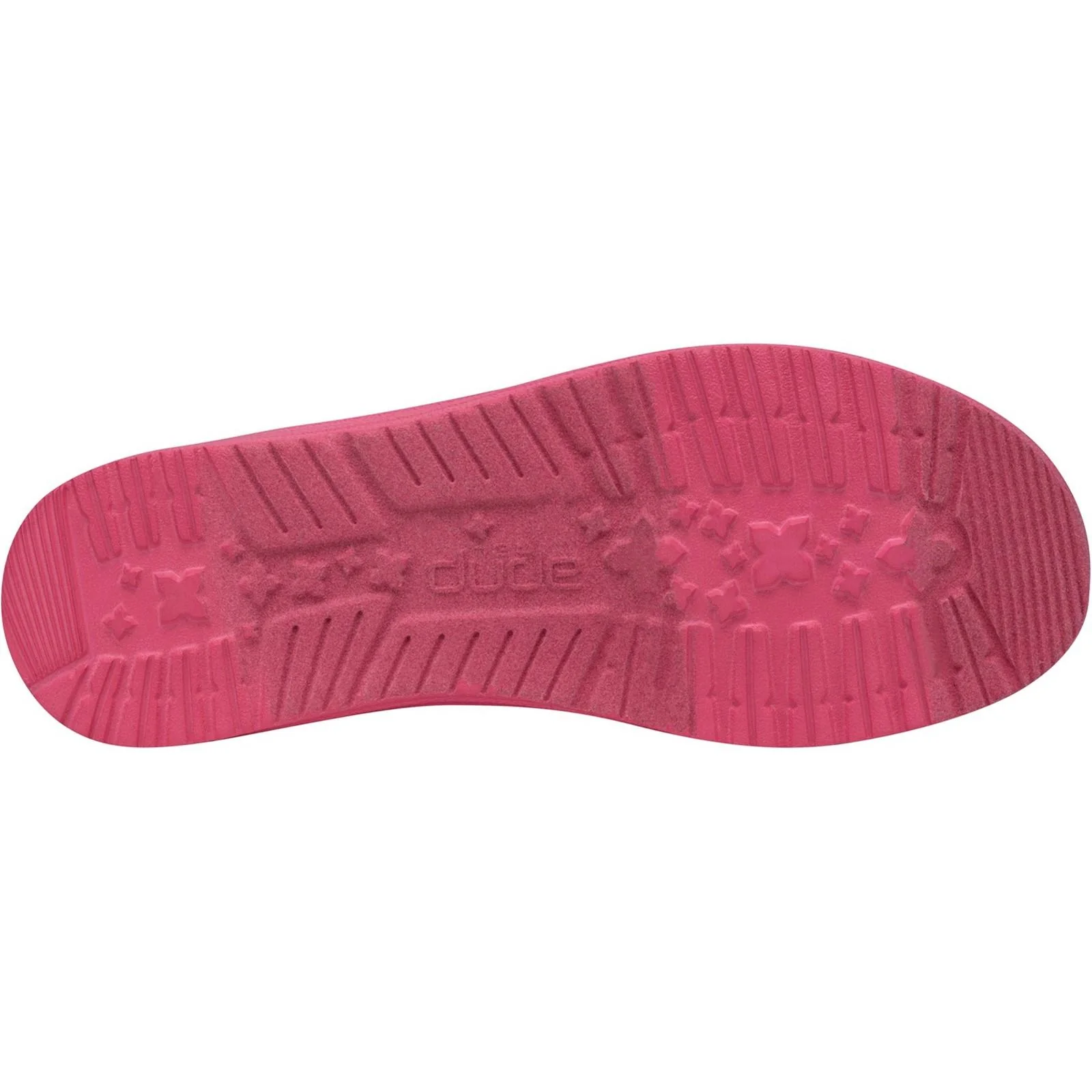 HEYDUDE Womens Wendy Funk Mono Shoes Electric Pink - Image 2