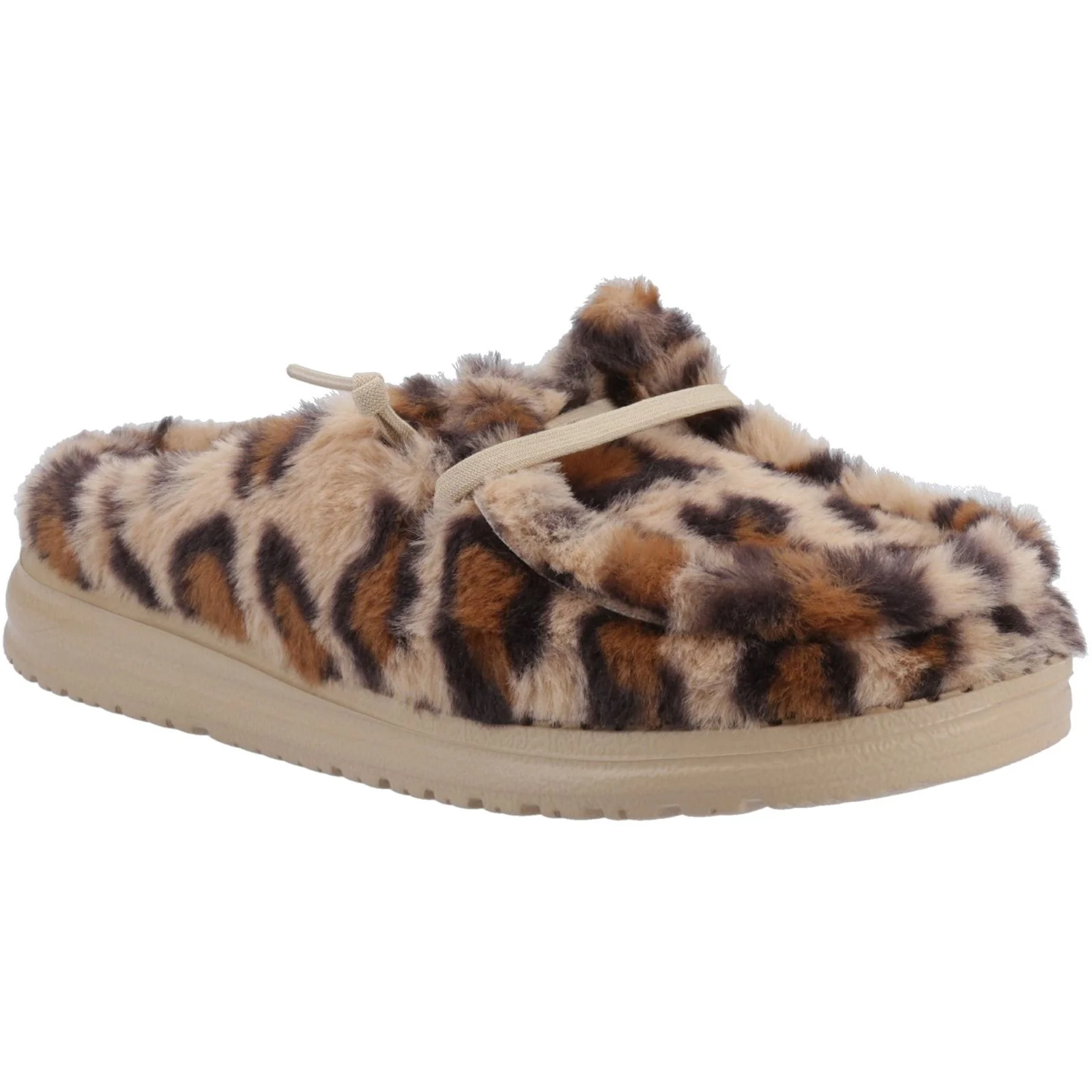 HEYDUDE Womens Wendy Slipper Tan/Multi - Image 3
