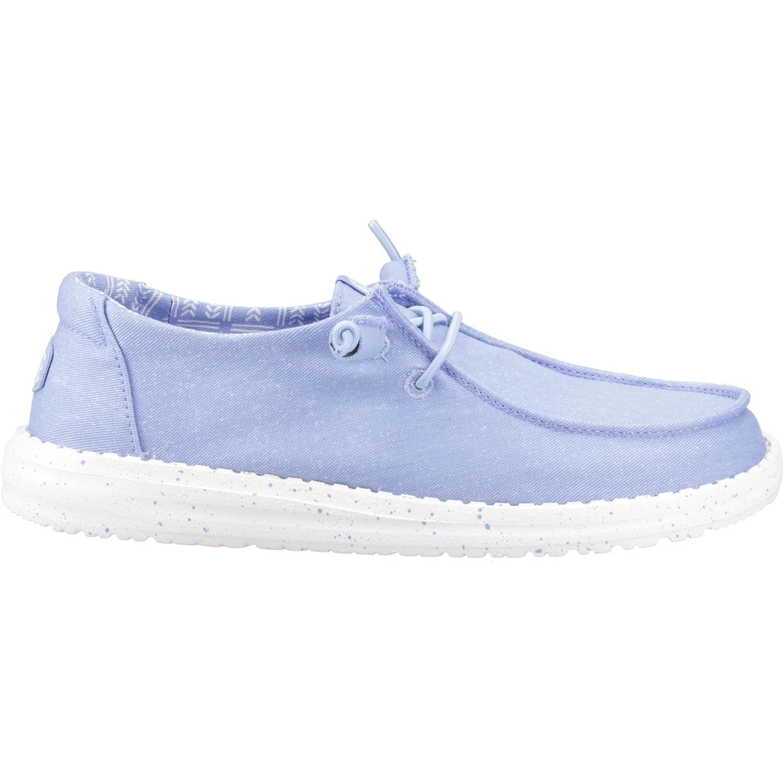 HEYDUDE Womens Wendy Stretch Canvas Hydrangea Blue