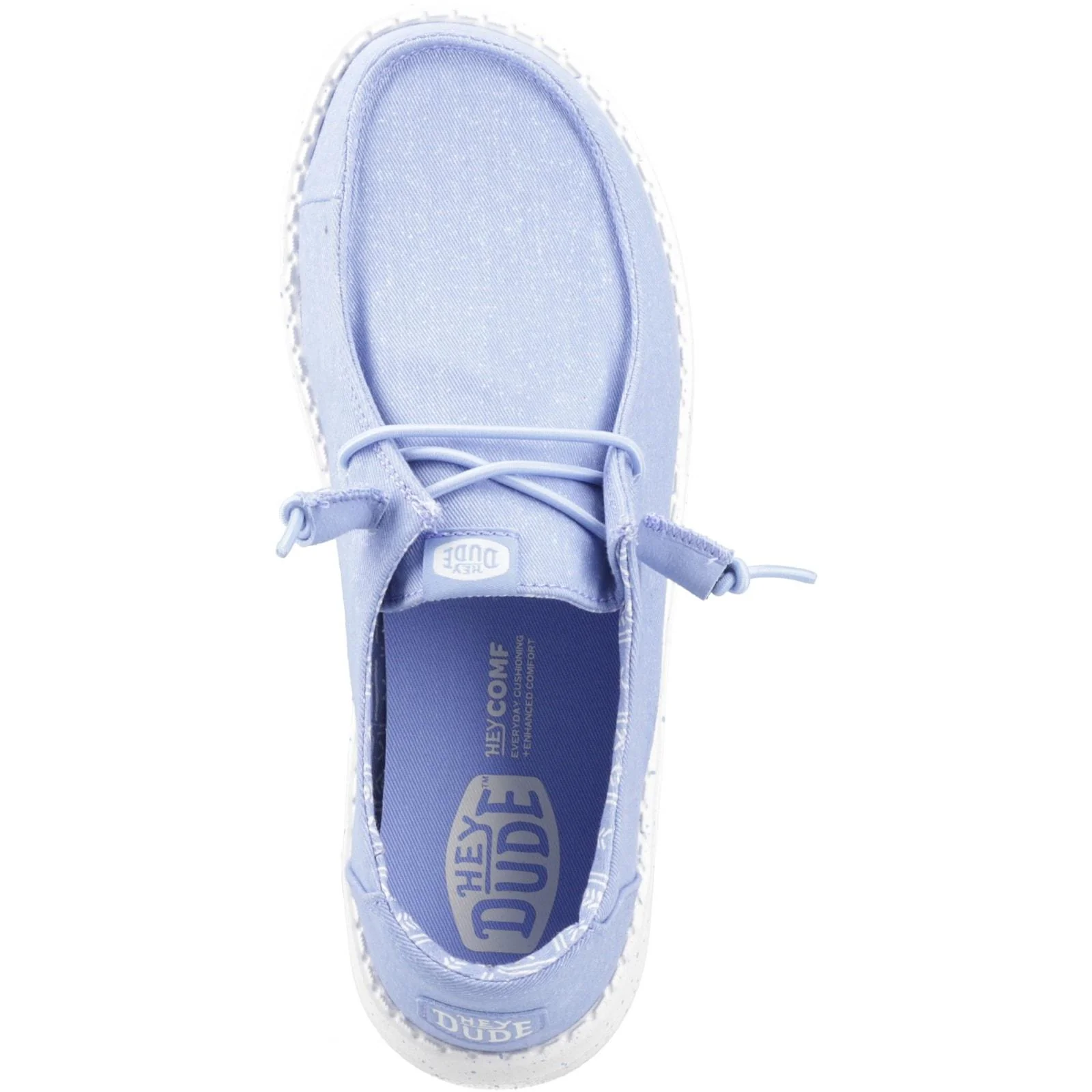 HEYDUDE Womens Wendy Stretch Canvas Hydrangea Blue - Image 3