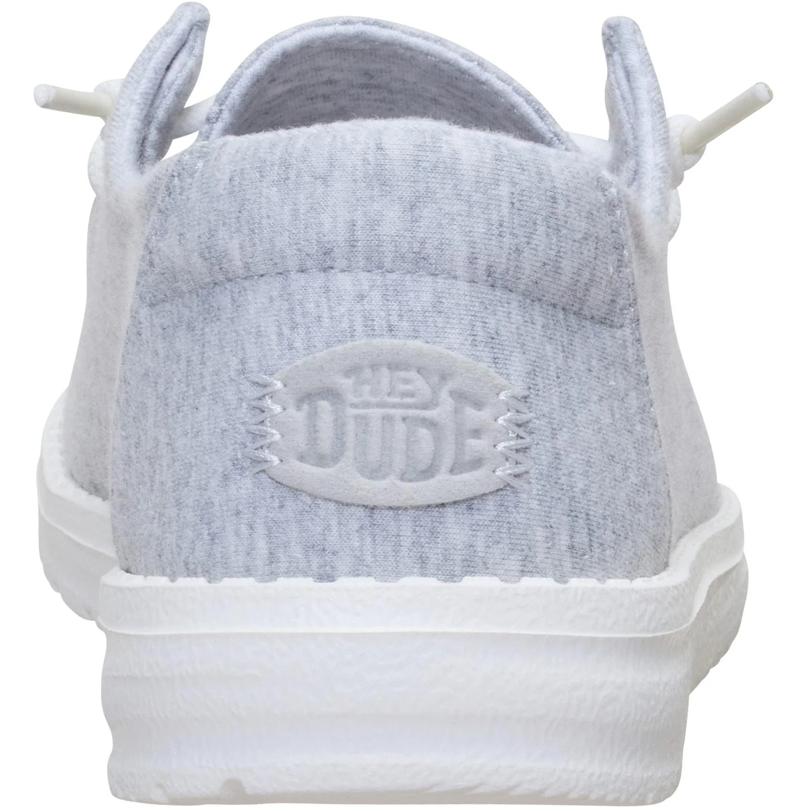 HEYDUDE Womens Wendy Stretch Jersey Light Grey - Image 5