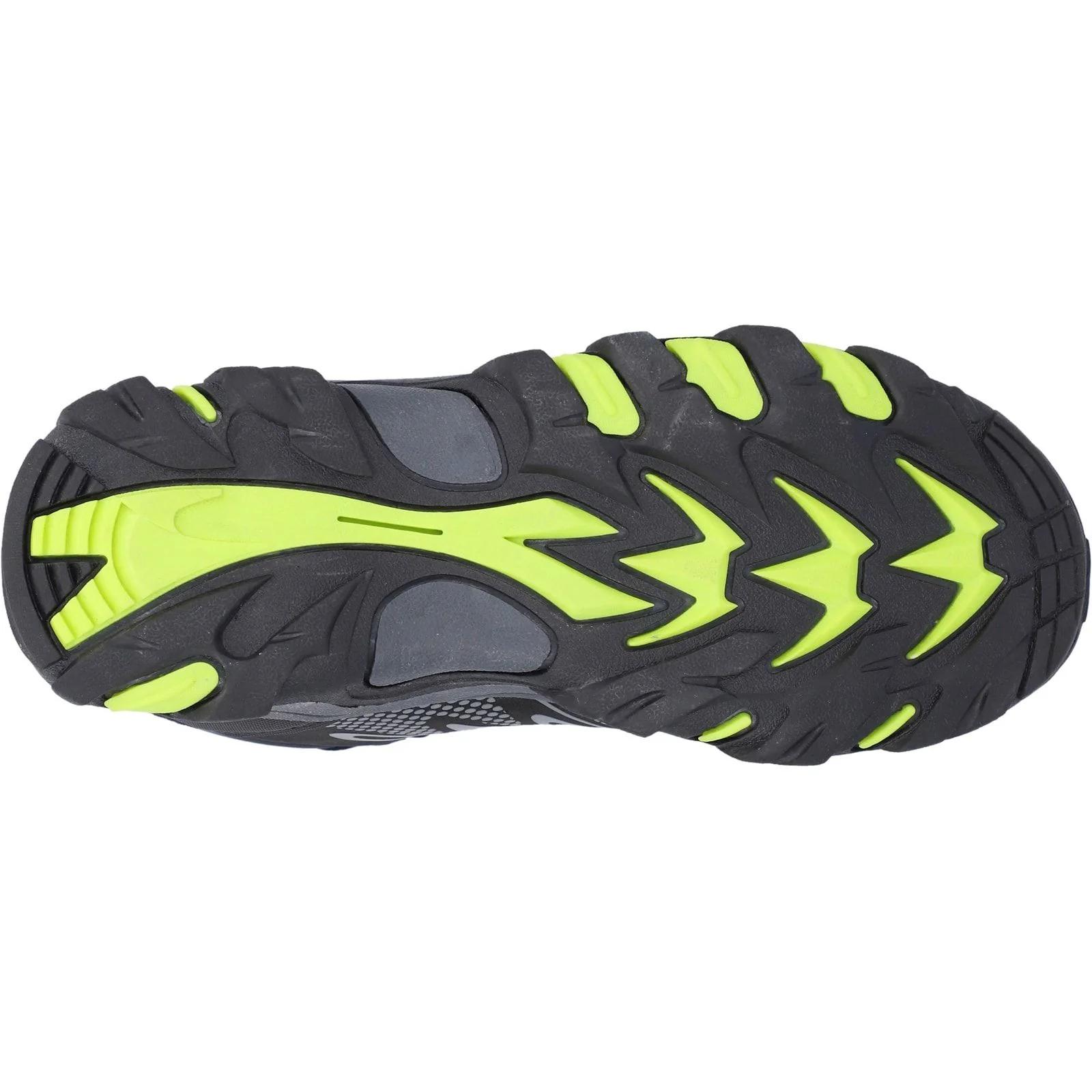 Hi-Tec Junior Boys Blackout Mid Boots Black/Lime - Image 3