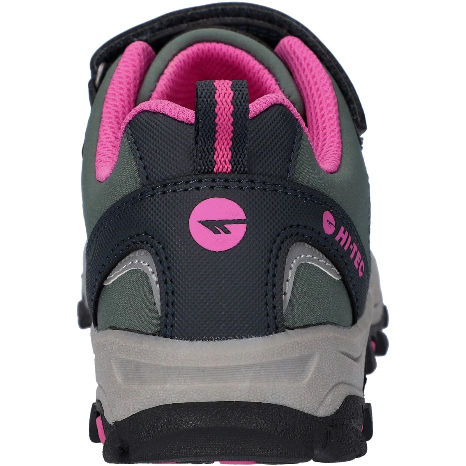 Hi-Tec Junior Girls Blackout Low Boots Dark Forest/India Ink/Pink - Image 4