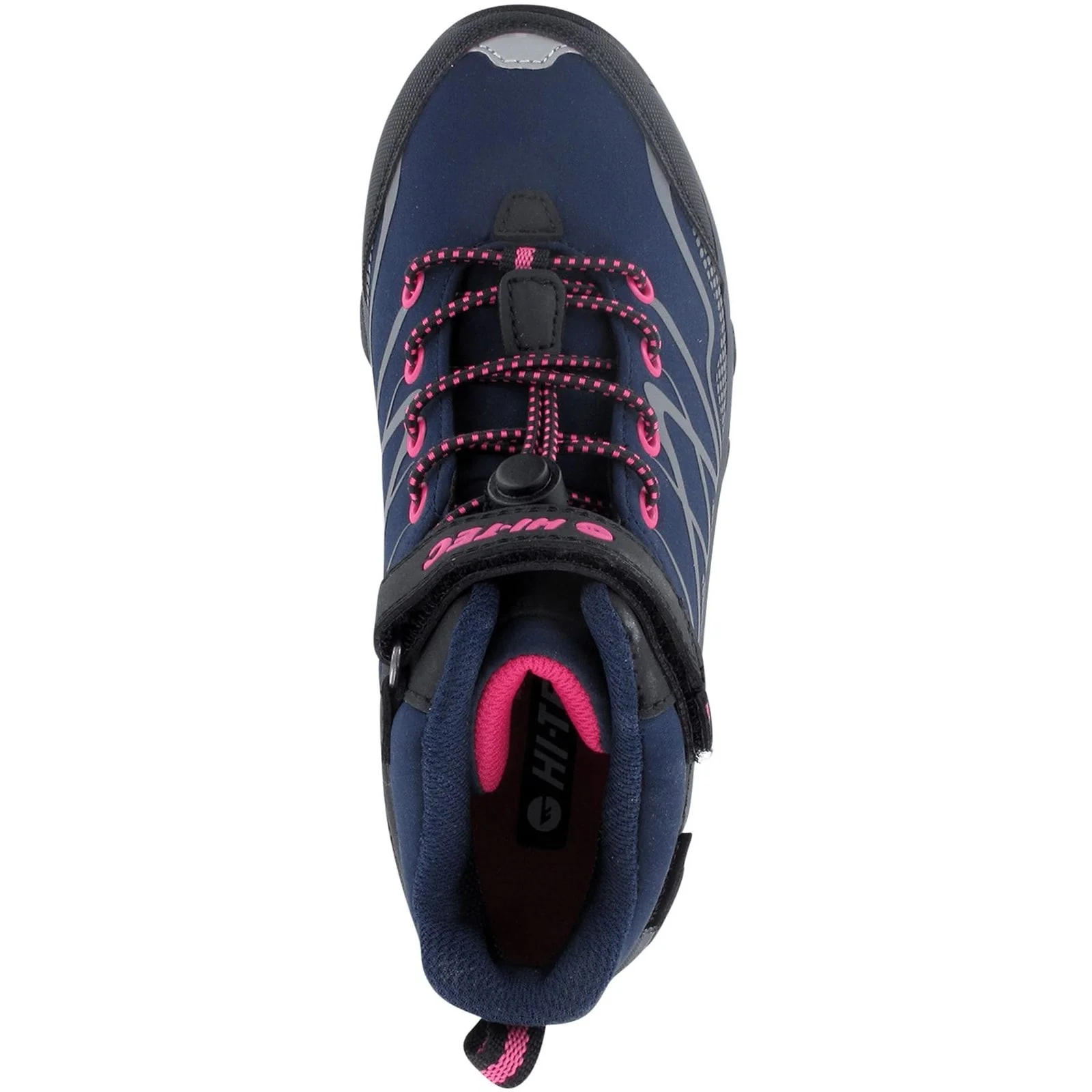 Hi-Tec Junior Girls Blackout Mid Boots Navy/Magenta - Image 4