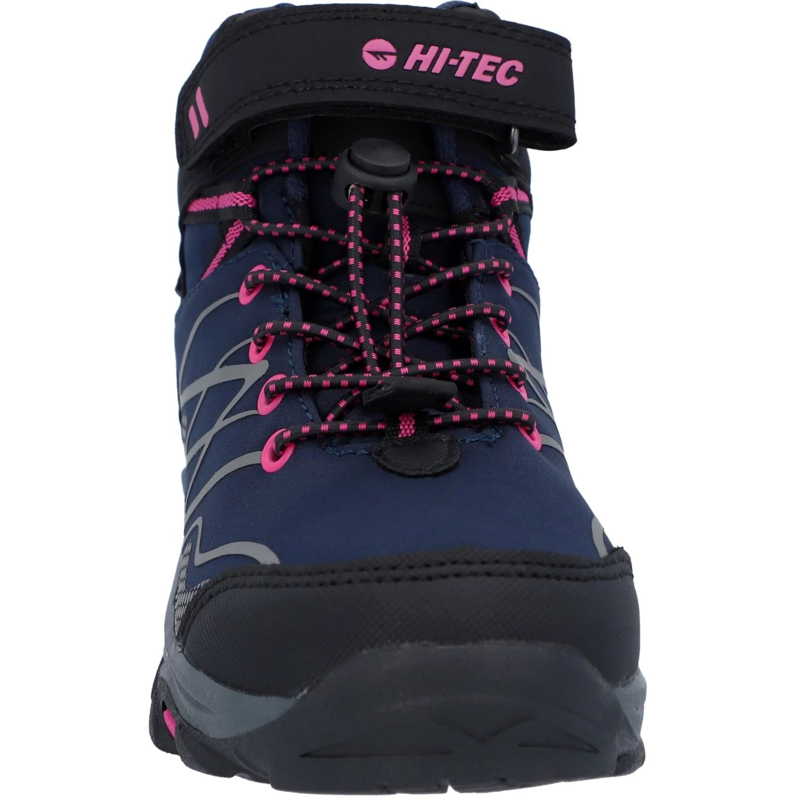 Hi-Tec Junior Girls Blackout Mid Boots Navy/Magenta - Image 6