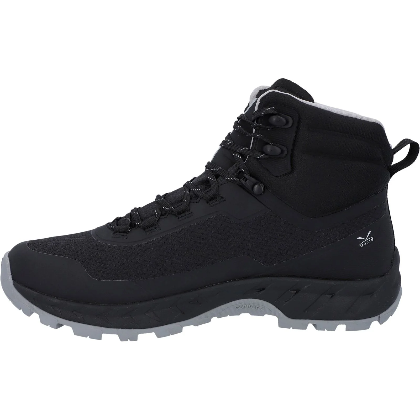 Hi-Tec Mens ALTITUDE LITE MID WP Hiker Black/Ultimate Grey - Image 2