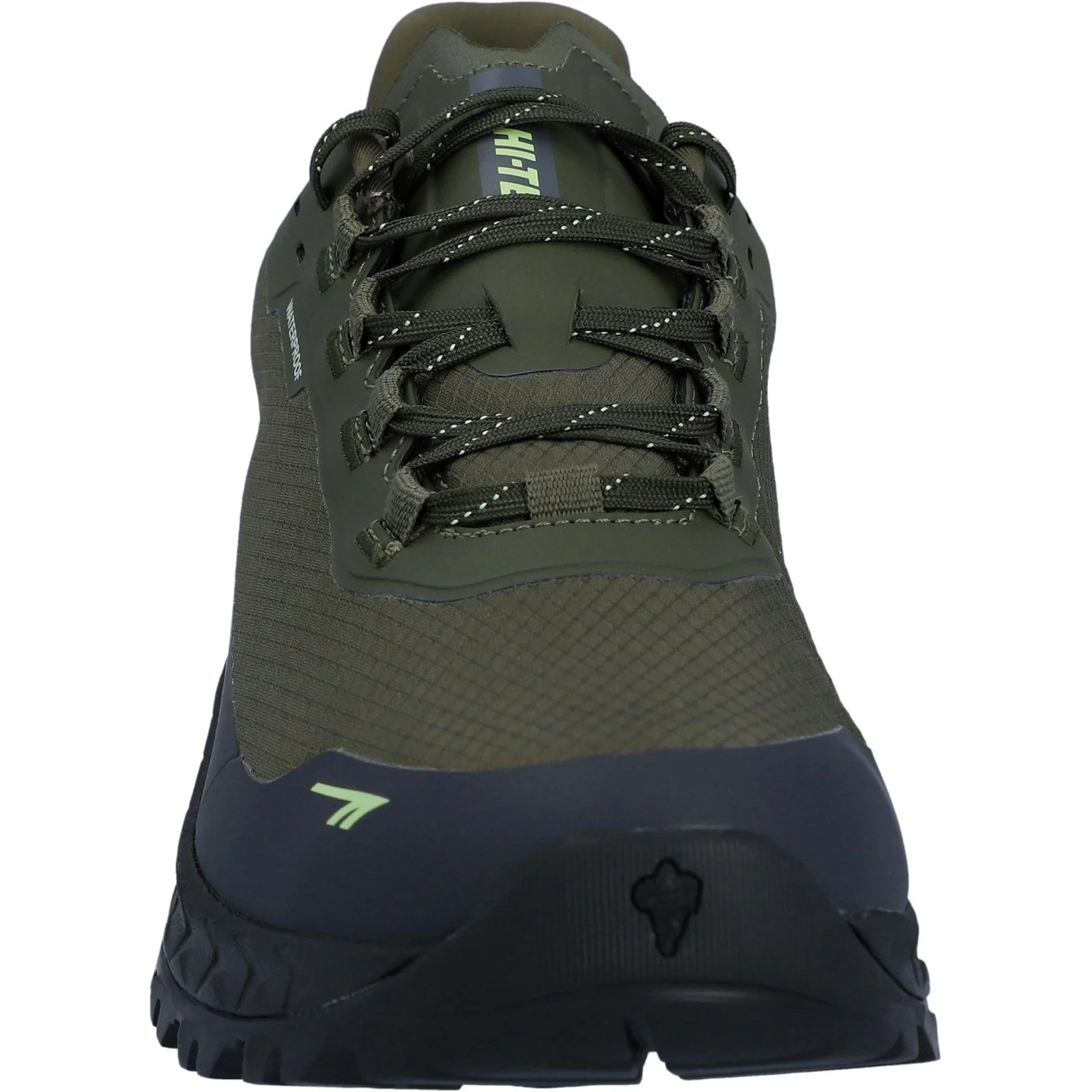 Hi-Tec Mens ALTITUDE LITE WP Shoe Olive Night/Charcoal Grey/Lime - Image 5