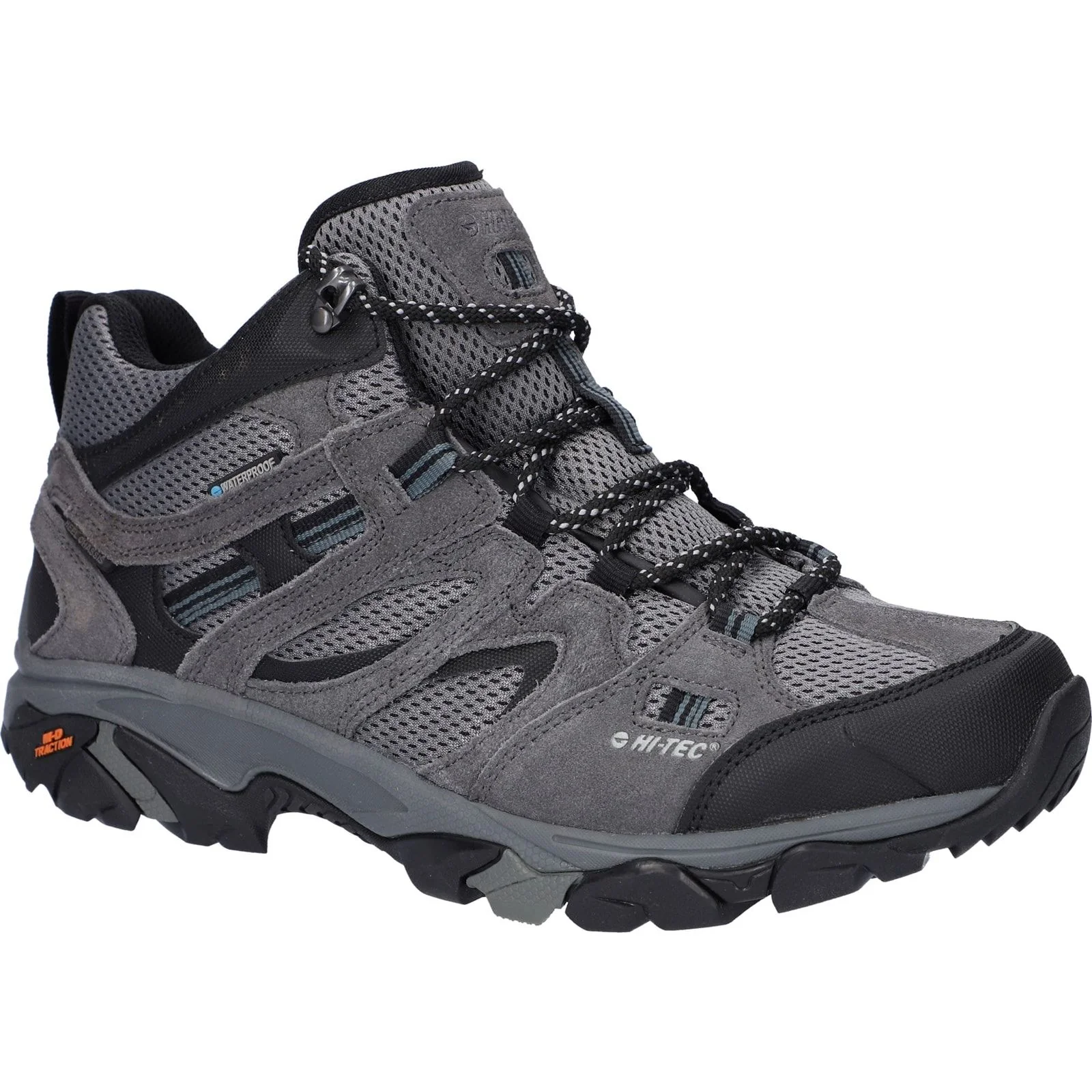 Hi-Tec Mens Apex Lite Mid Hikers Grey - Image 6