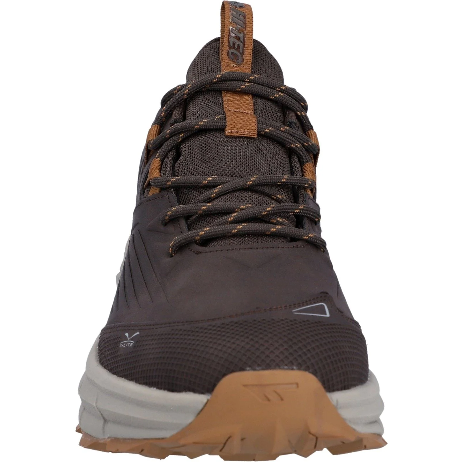 Hi-Tec Mens Fuse Trek Hiking Shoes Chocolate Brown/Timber Wolf - Image 5