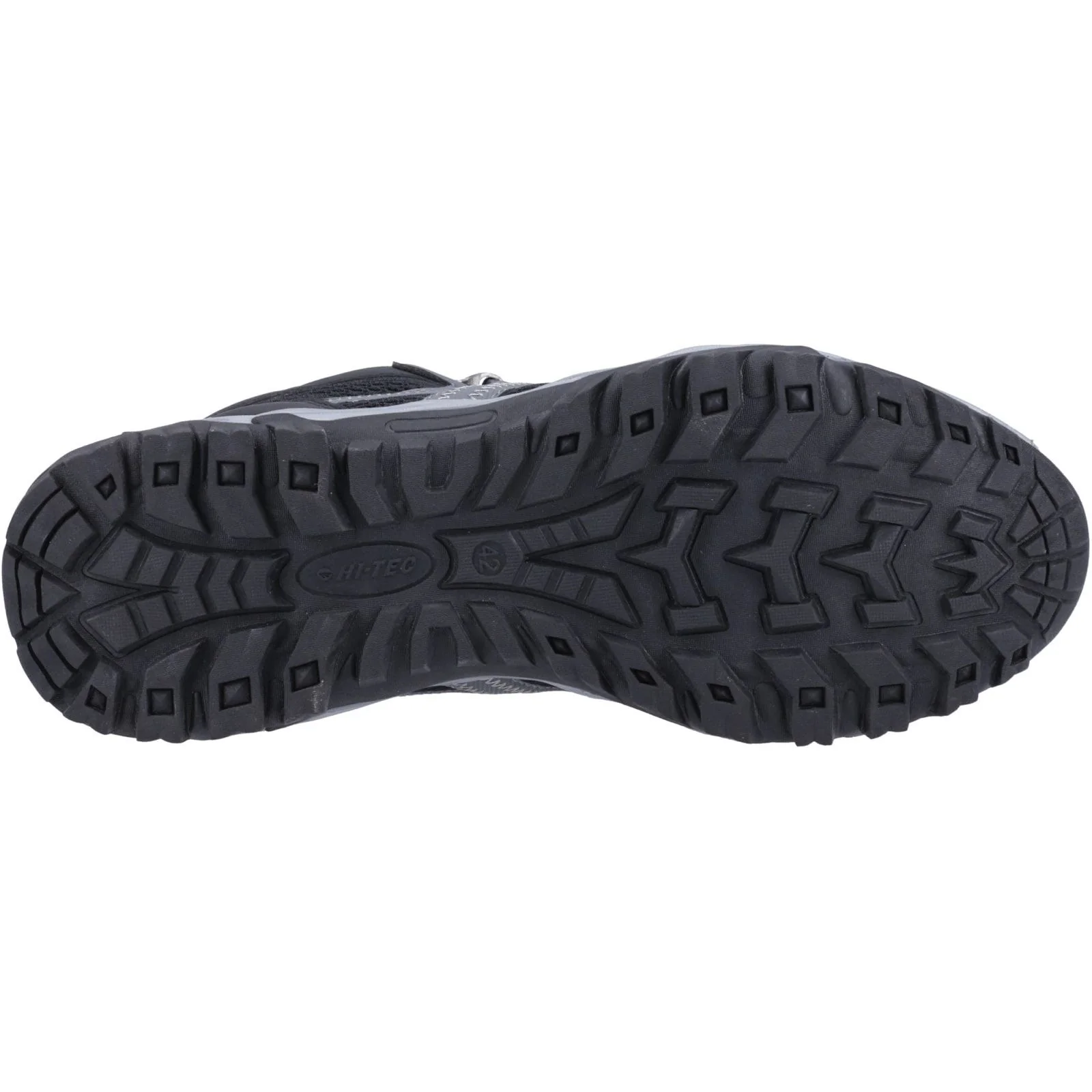 Hi-Tec Mens Jaguar Mid Boots Graphite/Black/Citron - Image 3