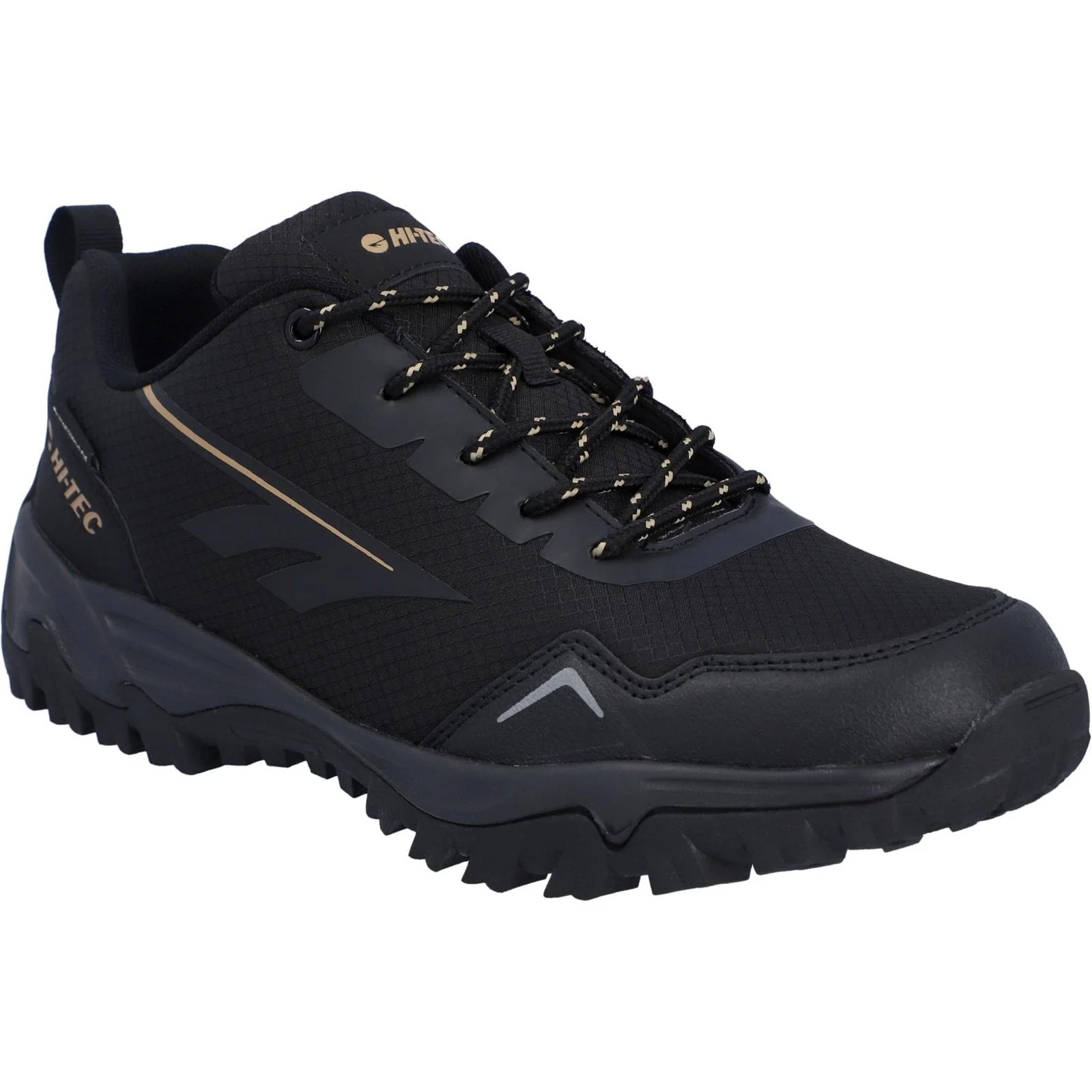 Hi-Tec Mens JAGUAR SPORT WP Trail Shoe Black/Dune - Image 6