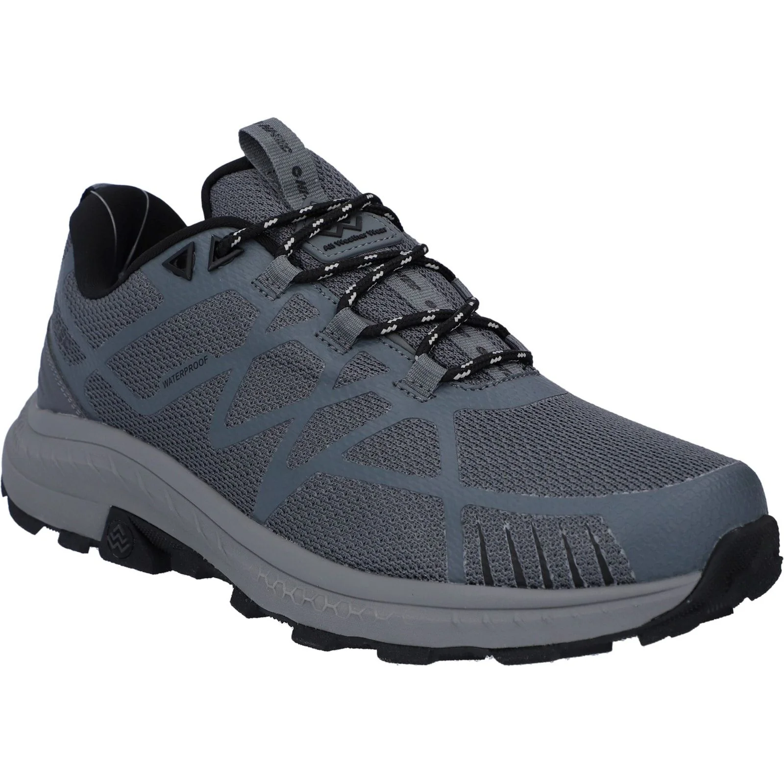 Hi-Tec Mens Mauna Hiker Grey/Black/Black - Image 5