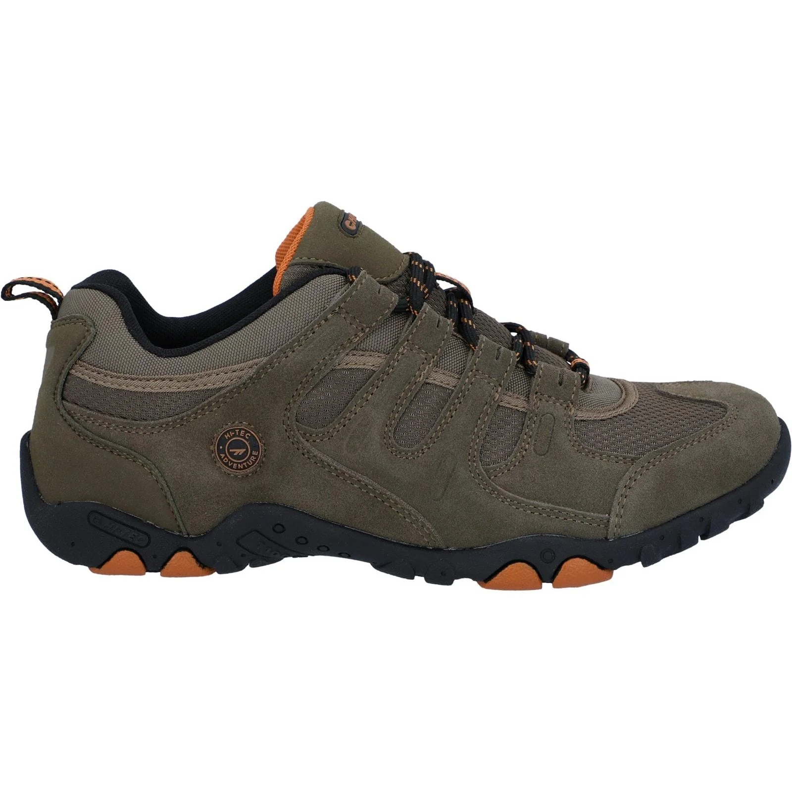 Hi-Tec Mens Quadra II Shoes Taupe/Burnt Orange