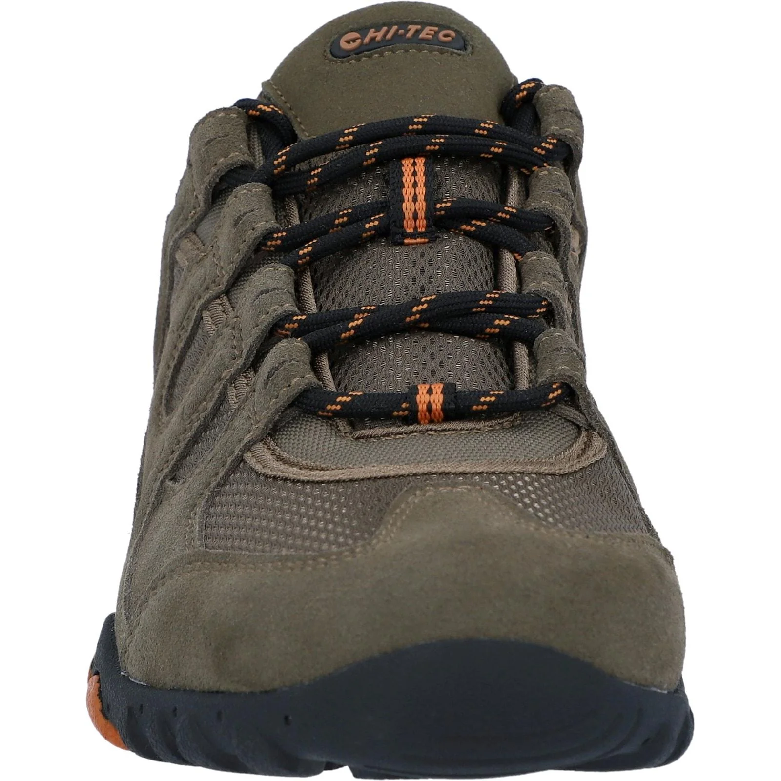 Hi-Tec Mens Quadra II Shoes Taupe/Burnt Orange - Image 4