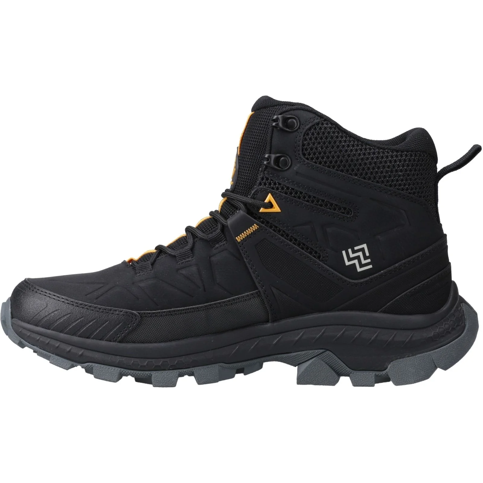 Hi-Tec Mens Rainier Hiking Boots Black - Image 2