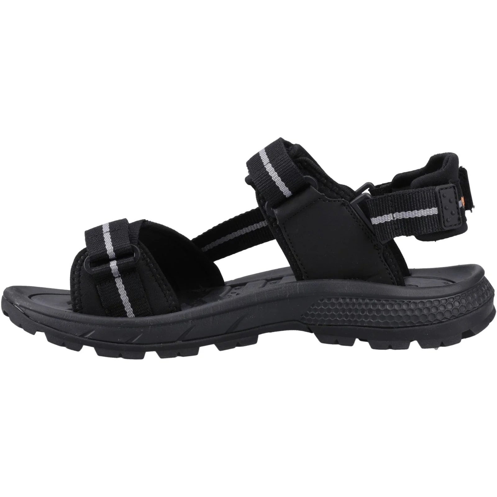 Hi-Tec Mens Sierra Sandal Black/Grey/Orange - Image 2