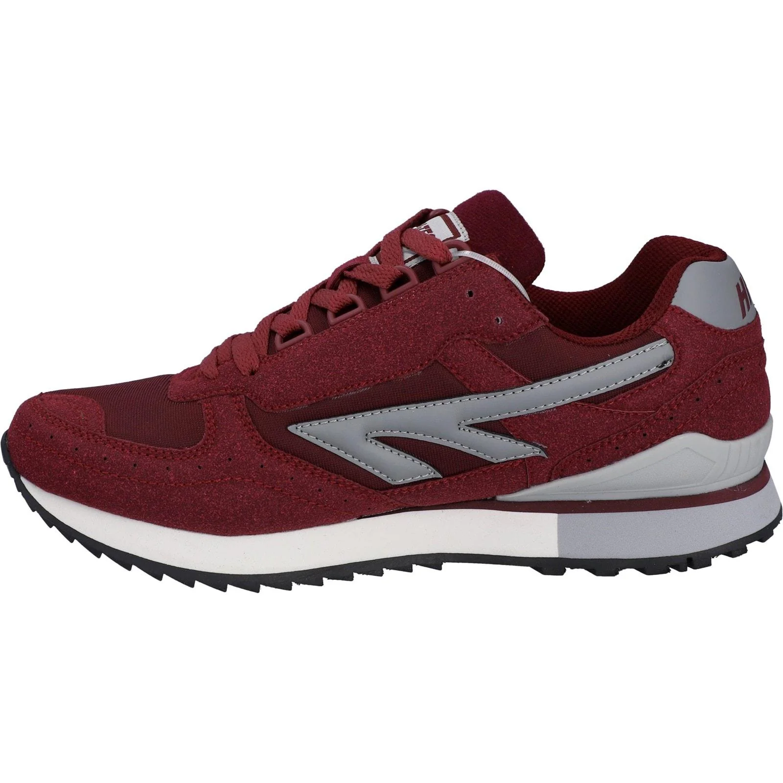 Hi-Tec Mens Silver Shadow Shoes Cherry - Image 2