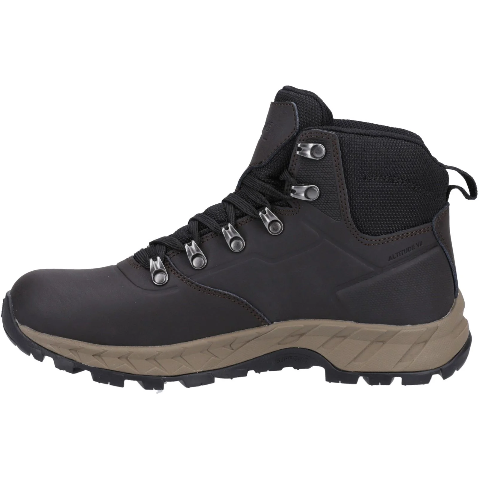 Hi-Tec Womens Altitude VII WP Hiking Boots Chocolate - Image 2