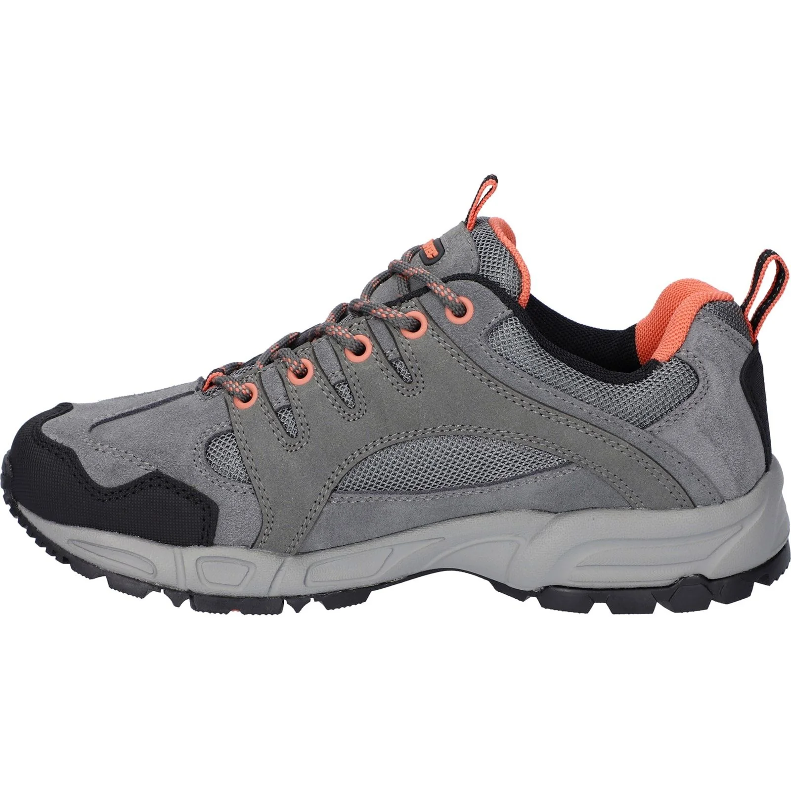 Hi-Tec Womens Auckland Lite Shoes Steel/Coral/Cool Grey - Image 2