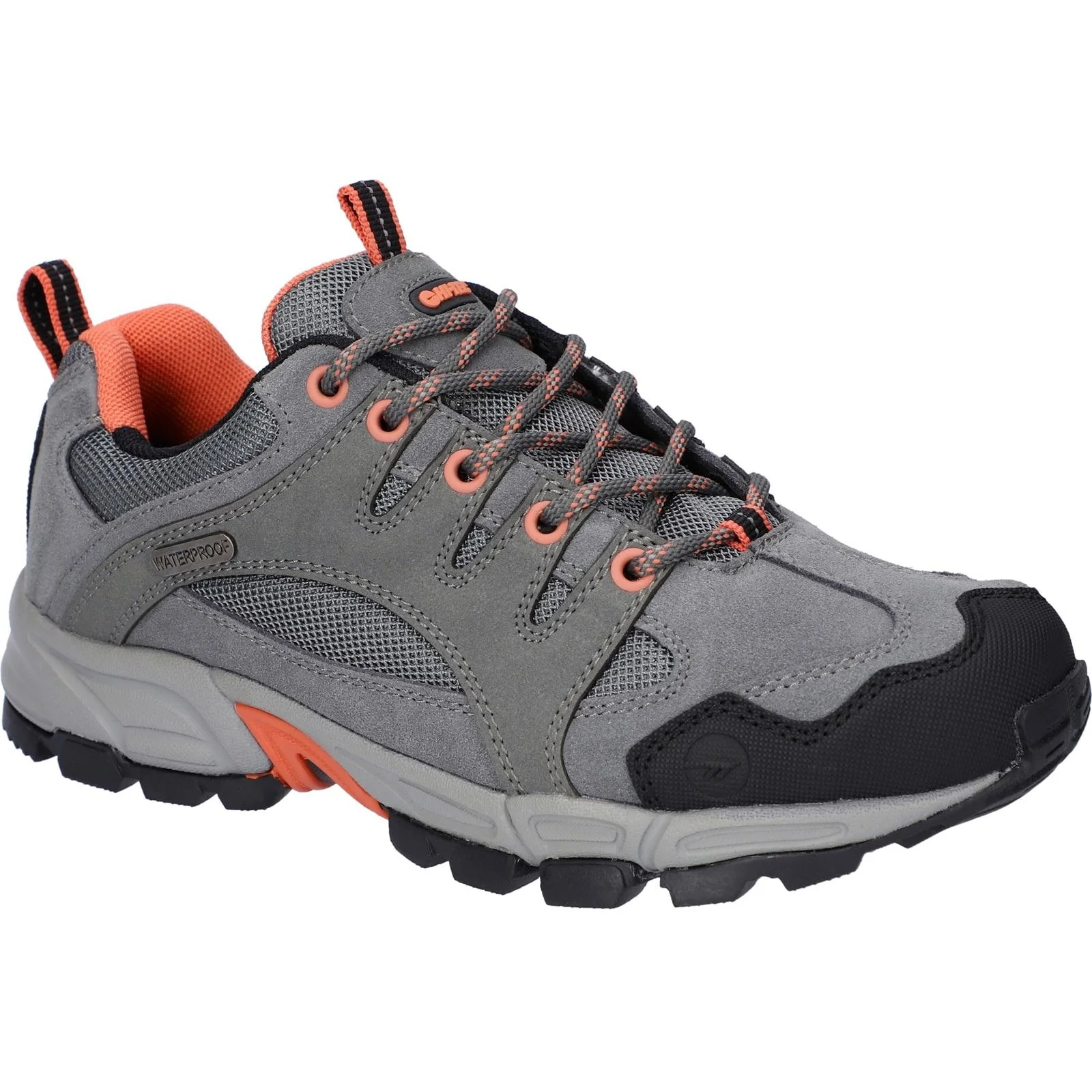 Hi-Tec Womens Auckland Lite Shoes Steel/Coral/Cool Grey - Image 6