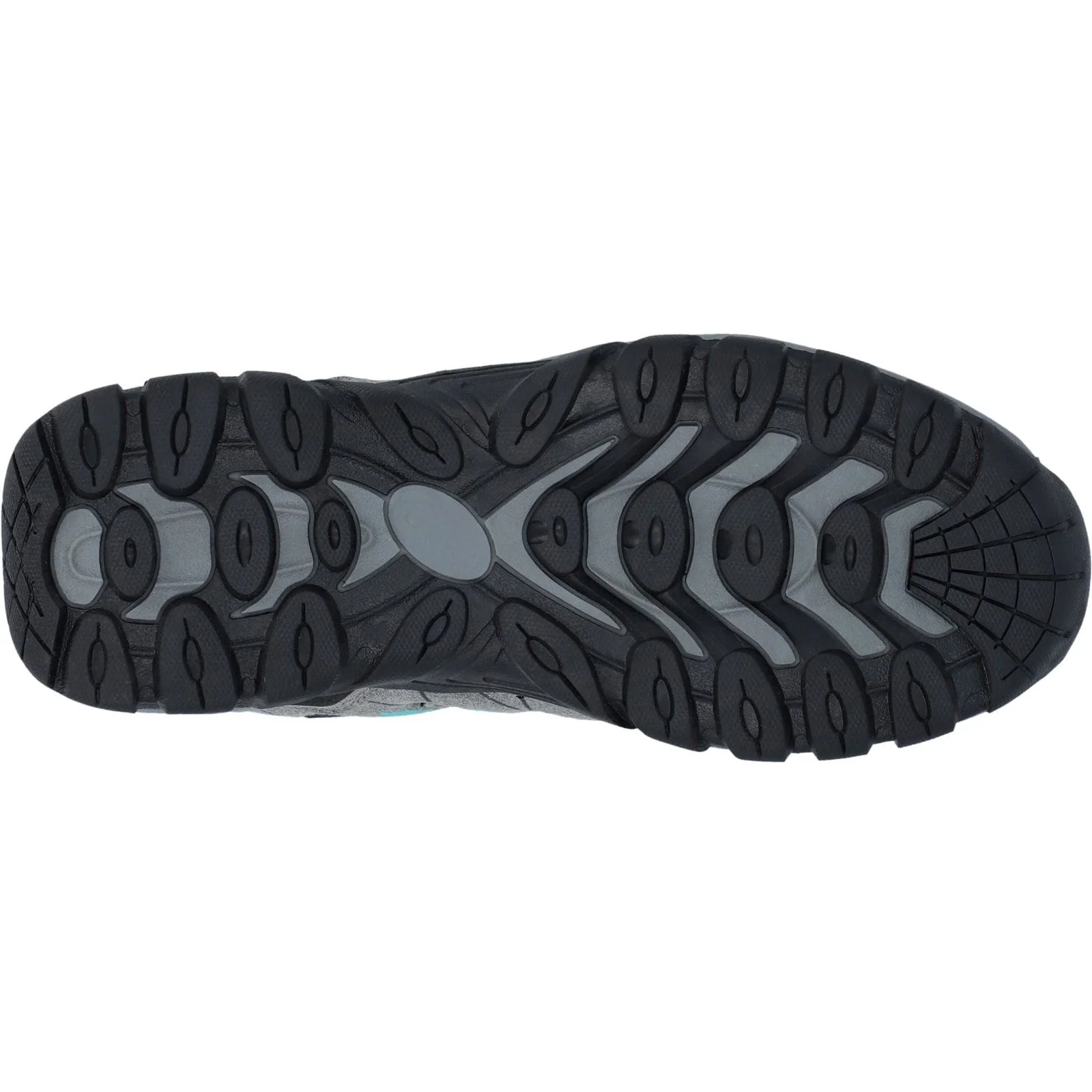 Hi-Tec Womens Corzo Low Hikers Cool Grey/Navy Blue/Curacao - Image 3