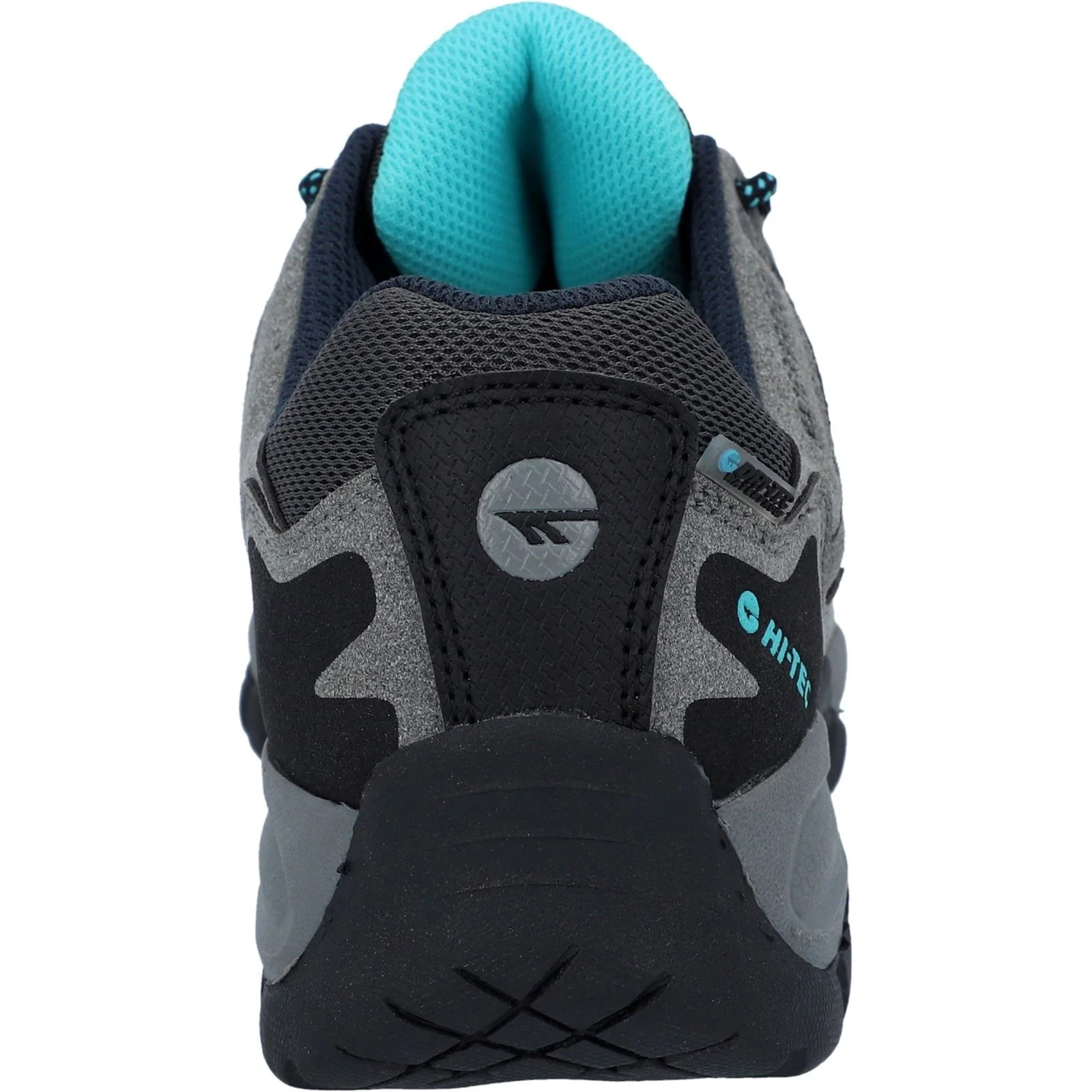 Hi-Tec Womens Corzo Low Hikers Cool Grey/Navy Blue/Curacao - Image 4