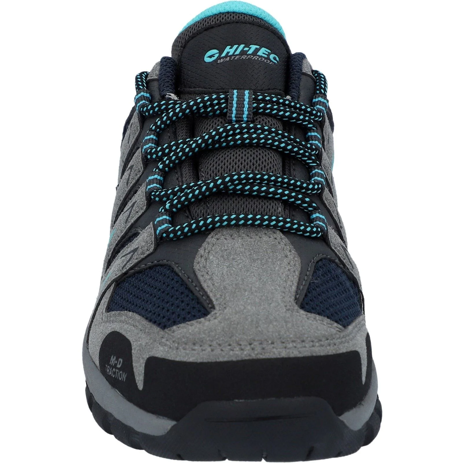 Hi-Tec Womens Corzo Low Hikers Cool Grey/Navy Blue/Curacao - Image 5