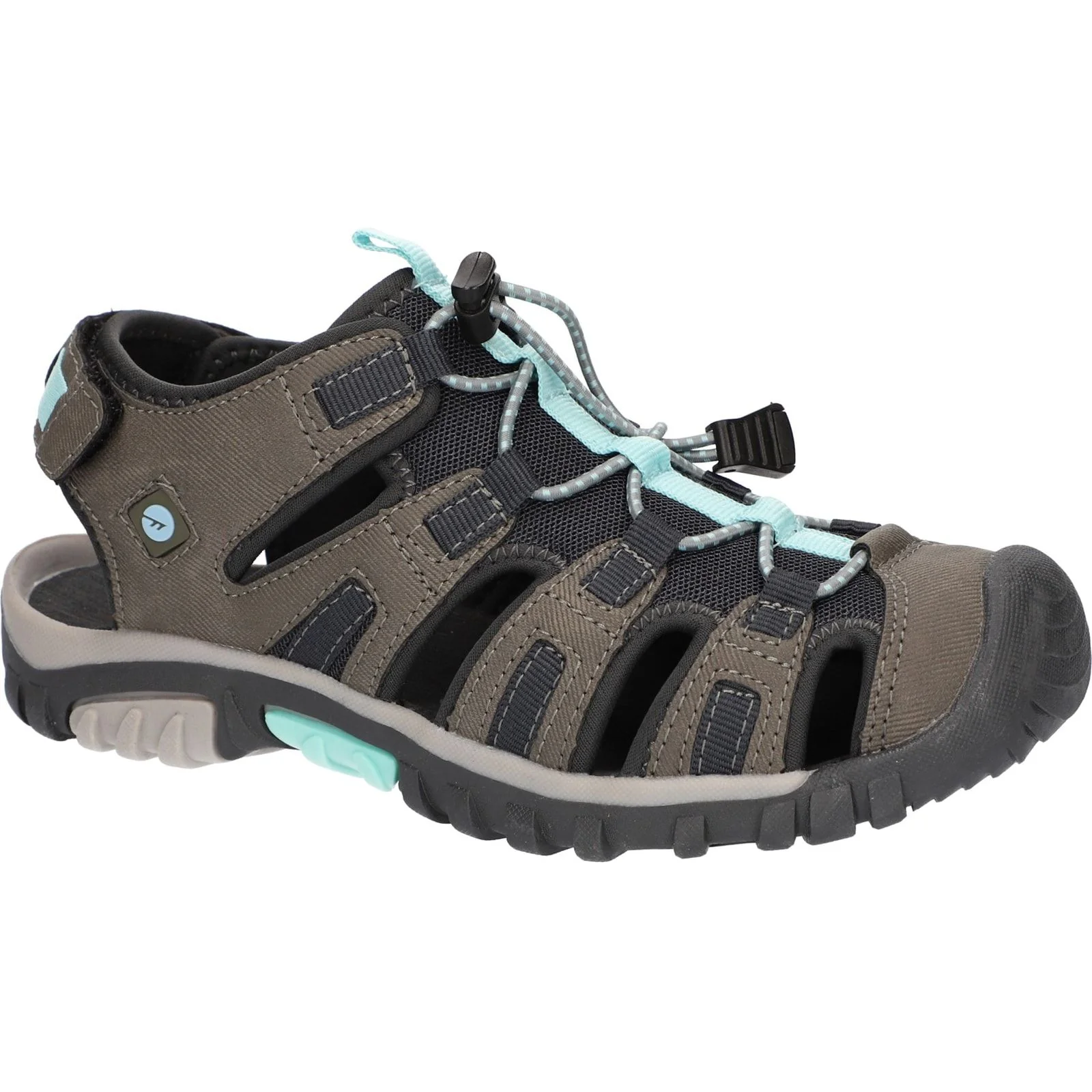 Hi-Tec Womens Cove Sport Sandal Grey/Sprout - Image 5