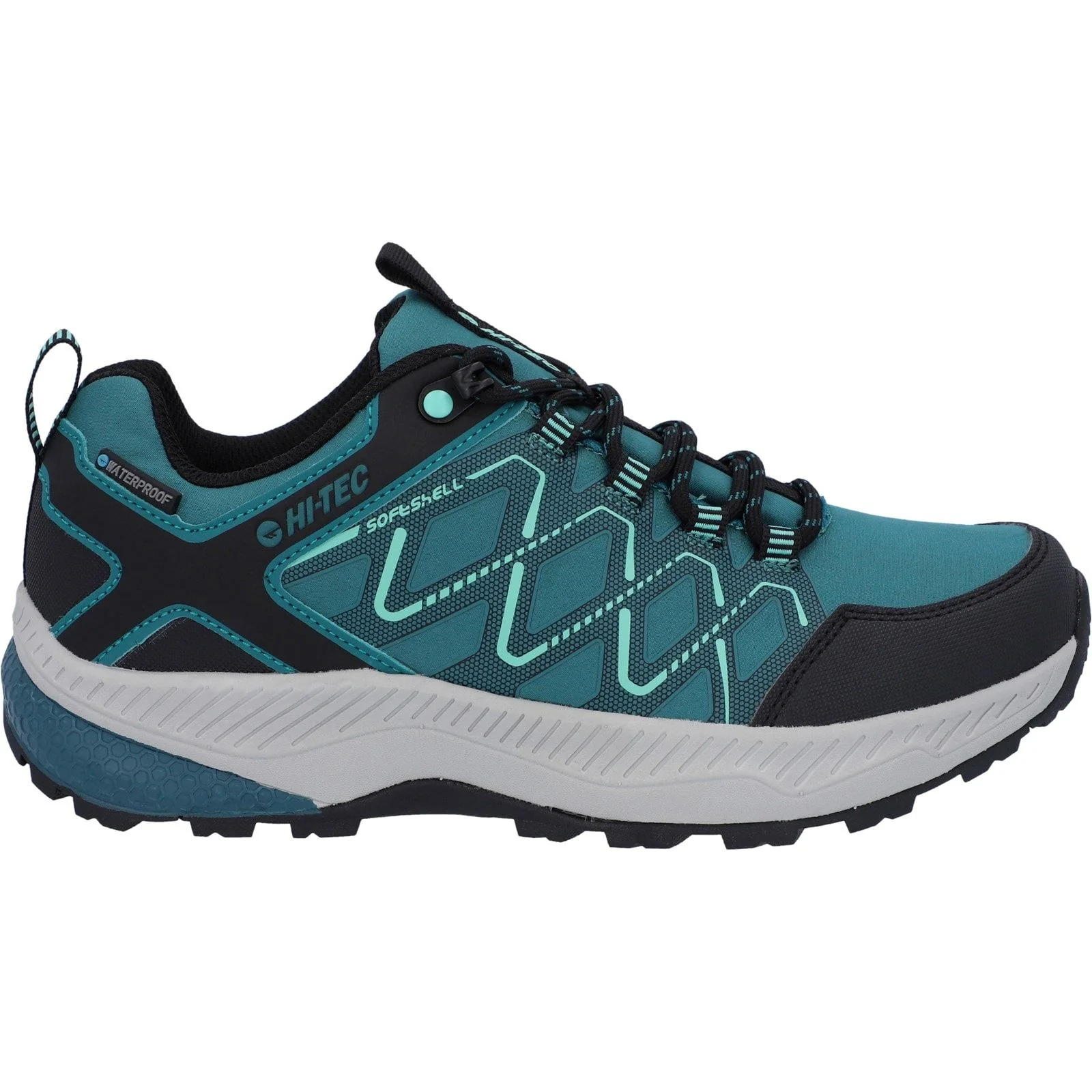 Hi-Tec Womens Diamonde Low Shoes Dragonfly/Black/Florida Keys