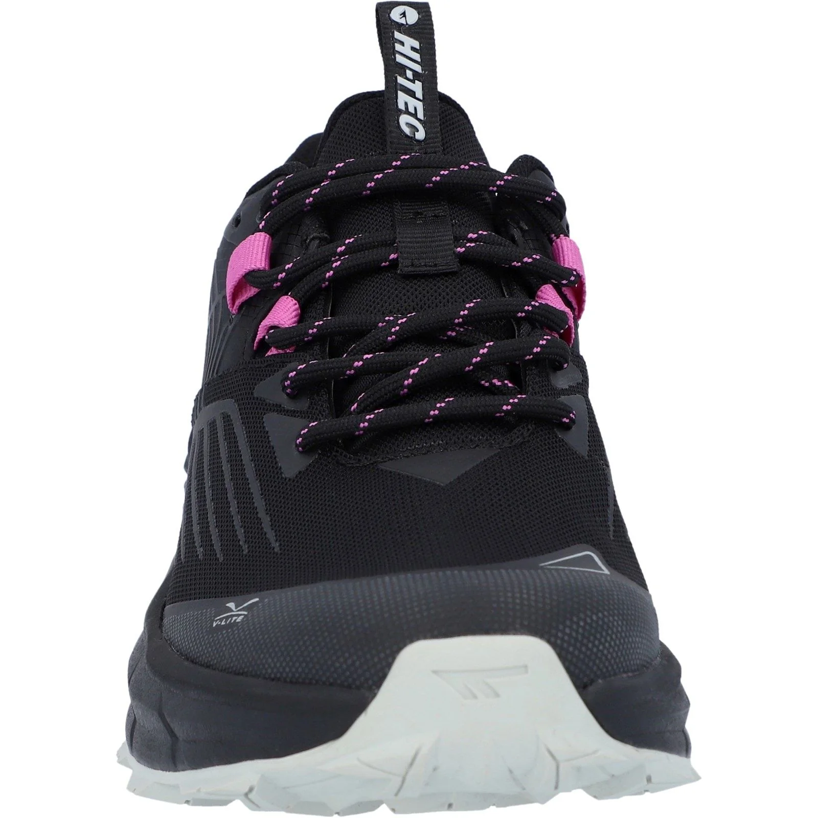 Hi-Tec Womens Fuse Trail Low Trainers Black/Cool Grey/Cyclamen - Image 4