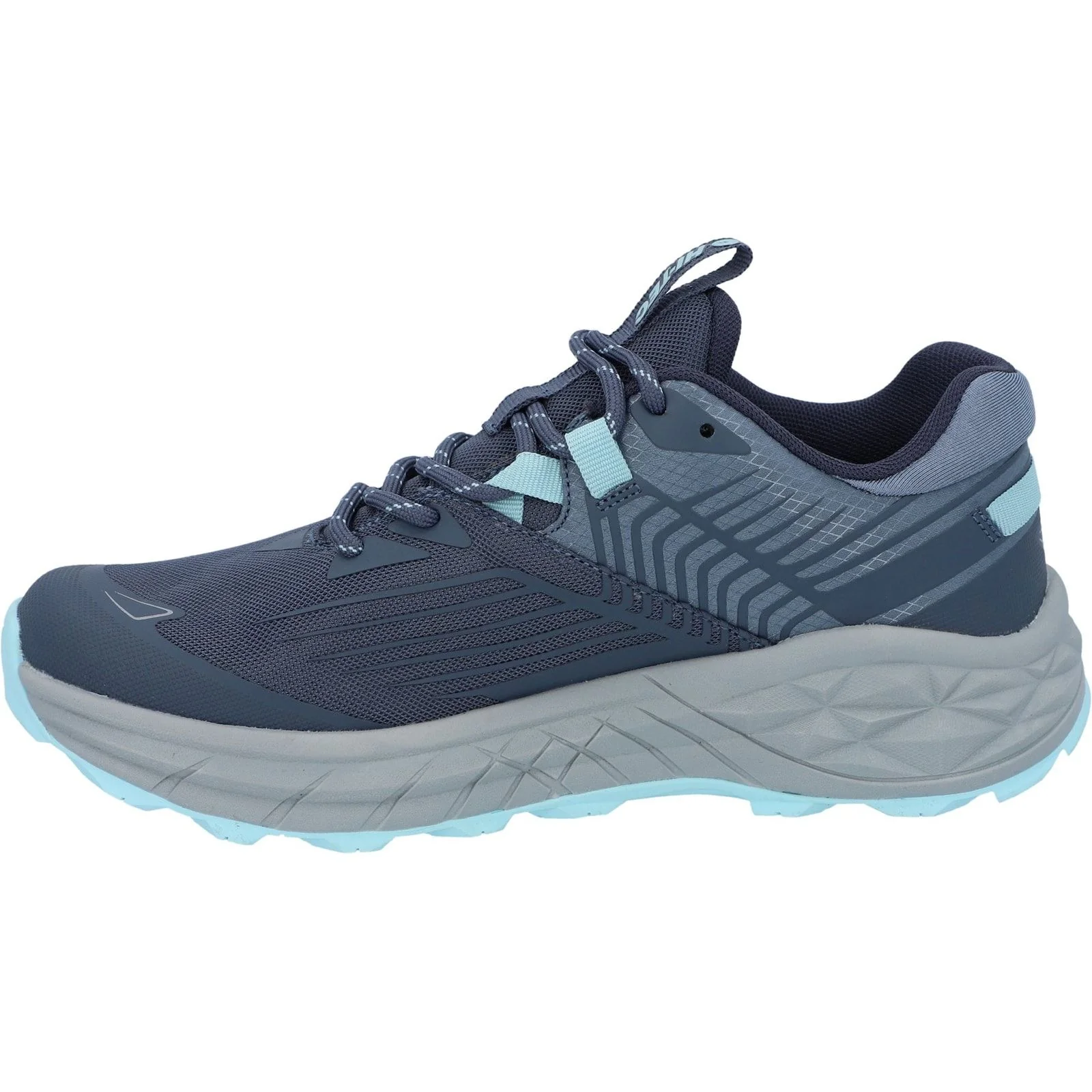 Hi-Tec Womens Fuse Trail Low Trainers Grisaille/Flintstone - Image 2