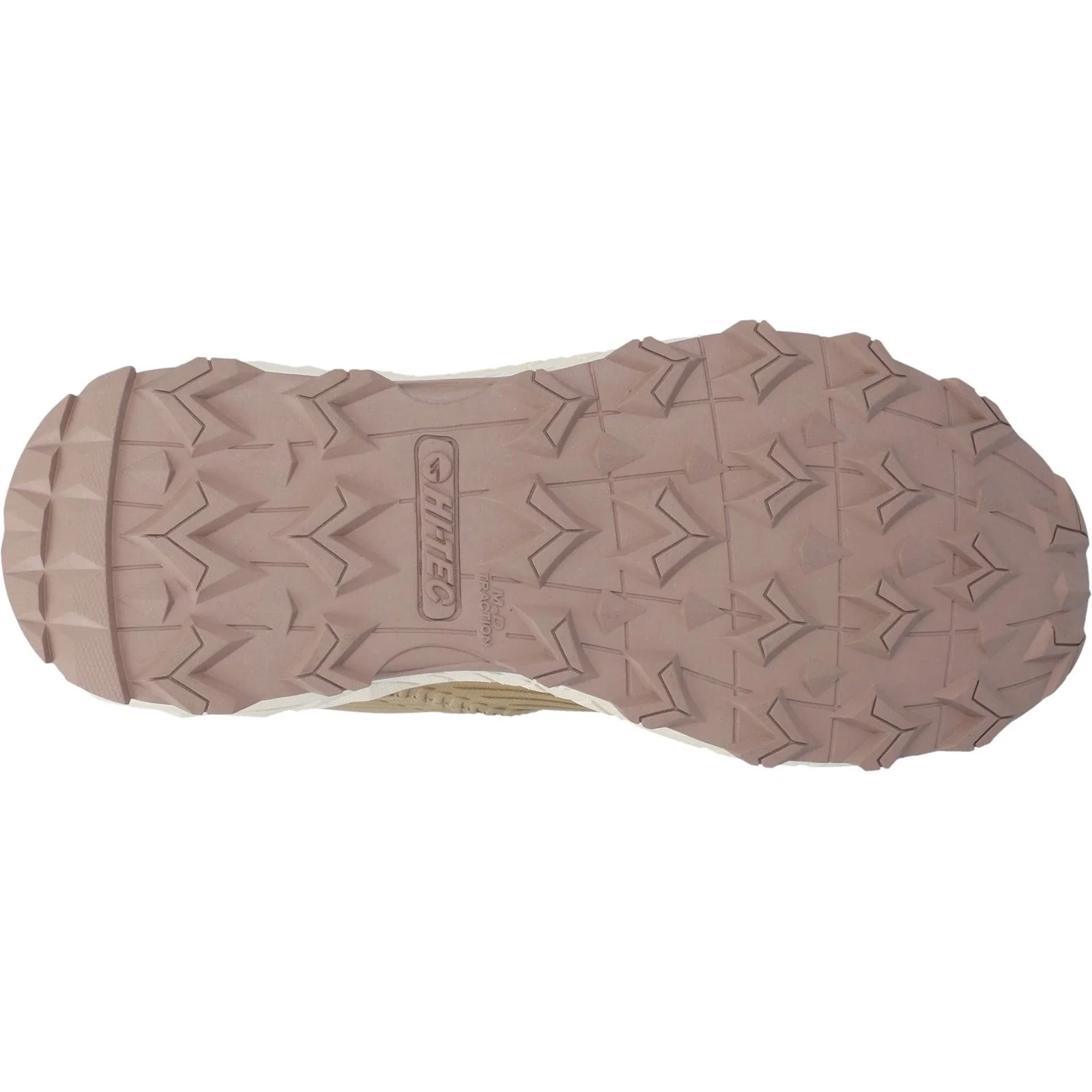 Hi-Tec Womens Fuse Trek Mid Hiking Boots Taupe/Whitecap Grey/Warm Taupe - Image 3