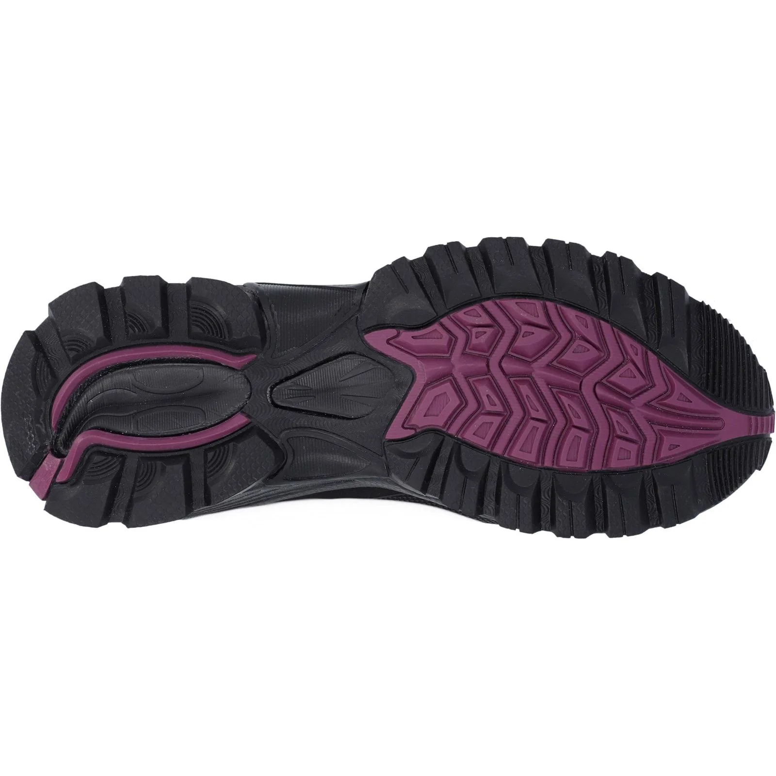 Hi-Tec Womens Jackdaw Mid Waterproof Boot Black/Burgundy - Image 3