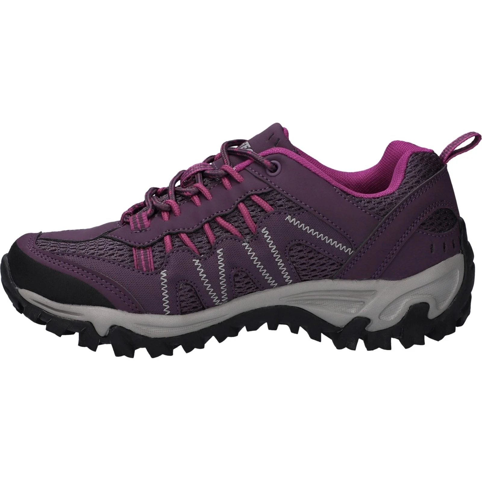Hi-Tec Womens Jaguar Shoes Italian Plum/Festival Fuchsia - Image 2
