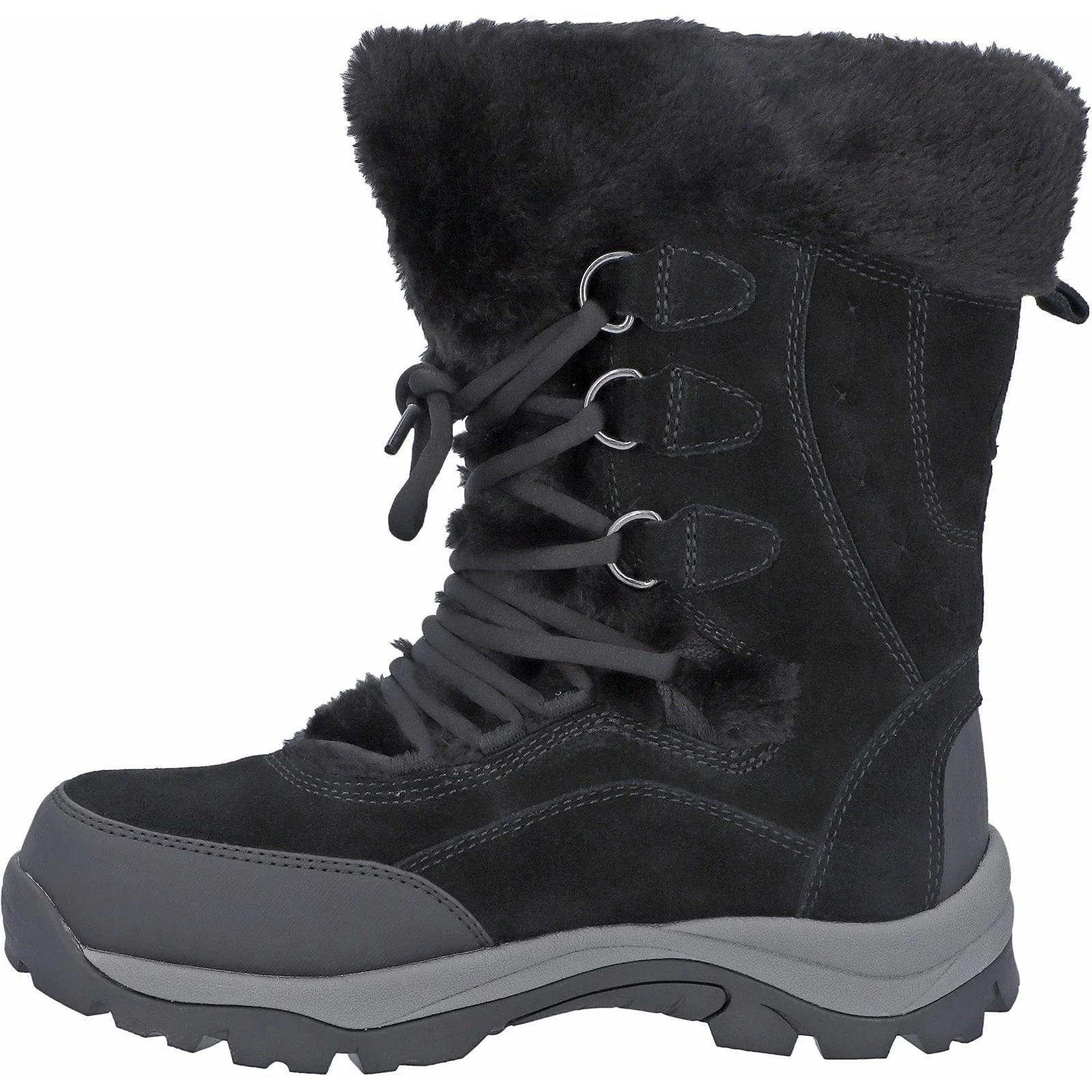 Hi-Tec Womens Mortiz 200 Hiking Boots Black - Image 2