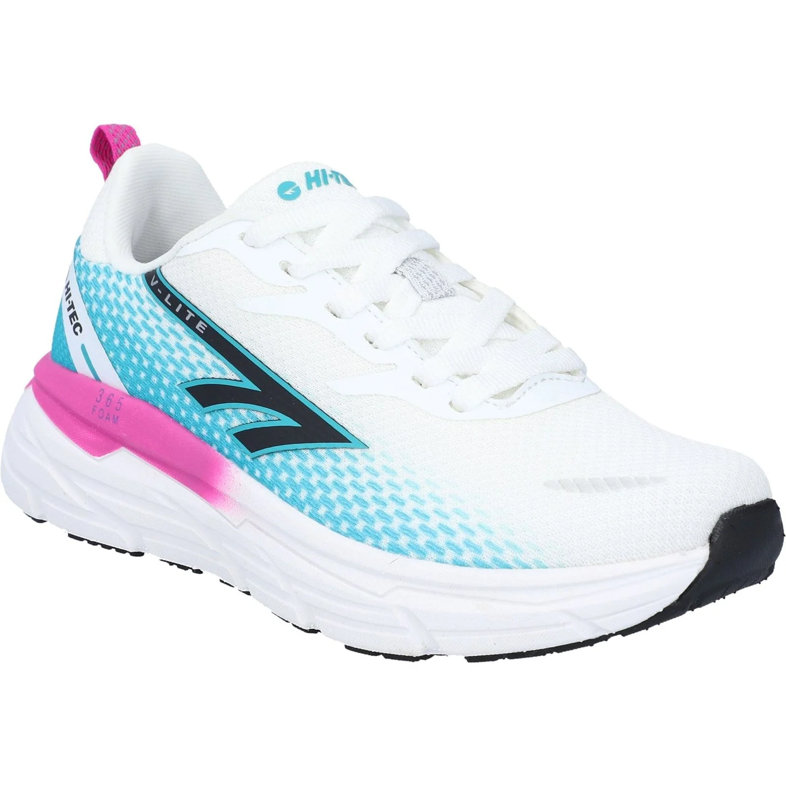Hi-Tec Womens Promenade Trainers Bright White/Black - Image 5